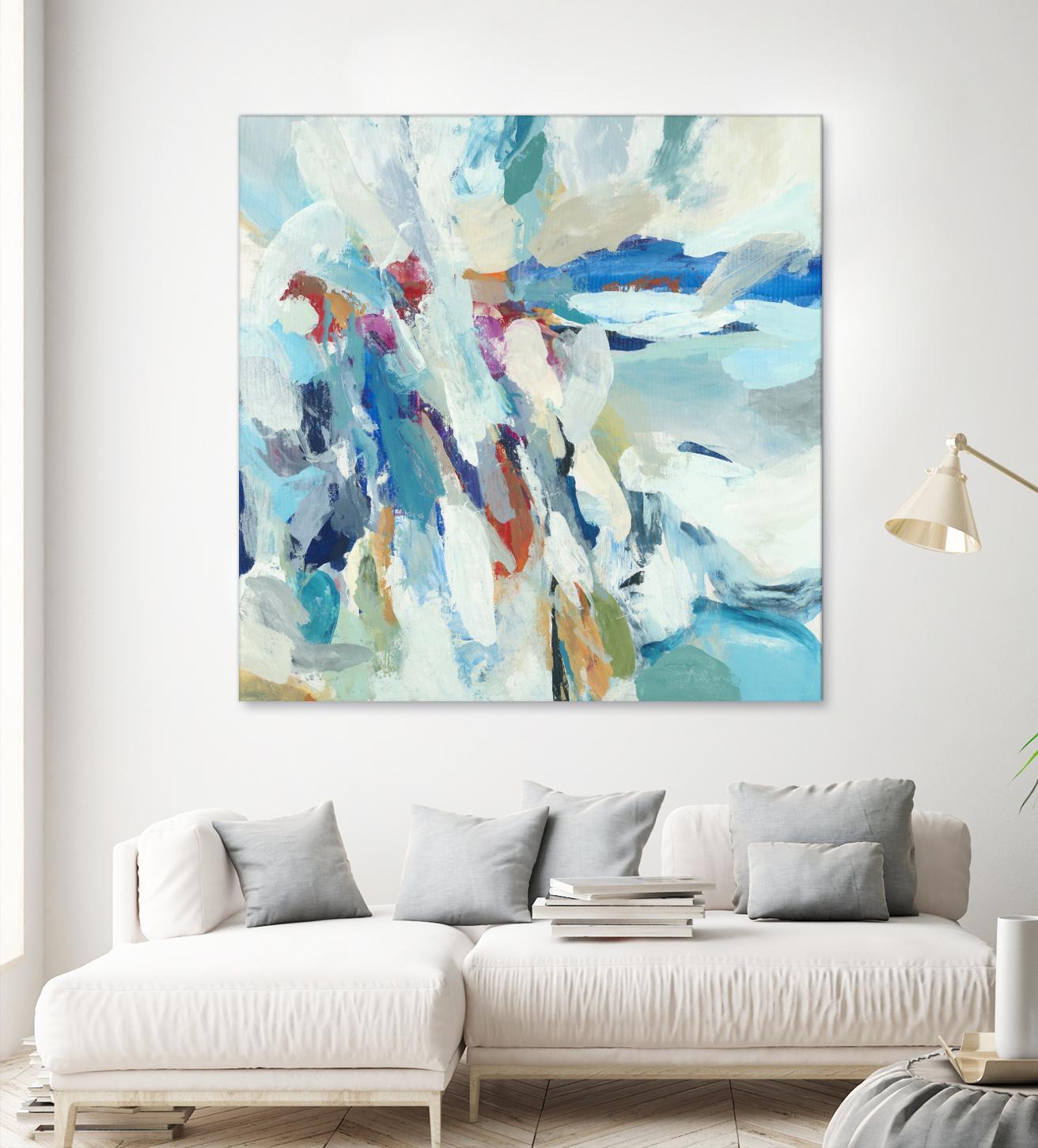 Joyous Expansion by Randy Hibberd on GIANT ART - blues abstract