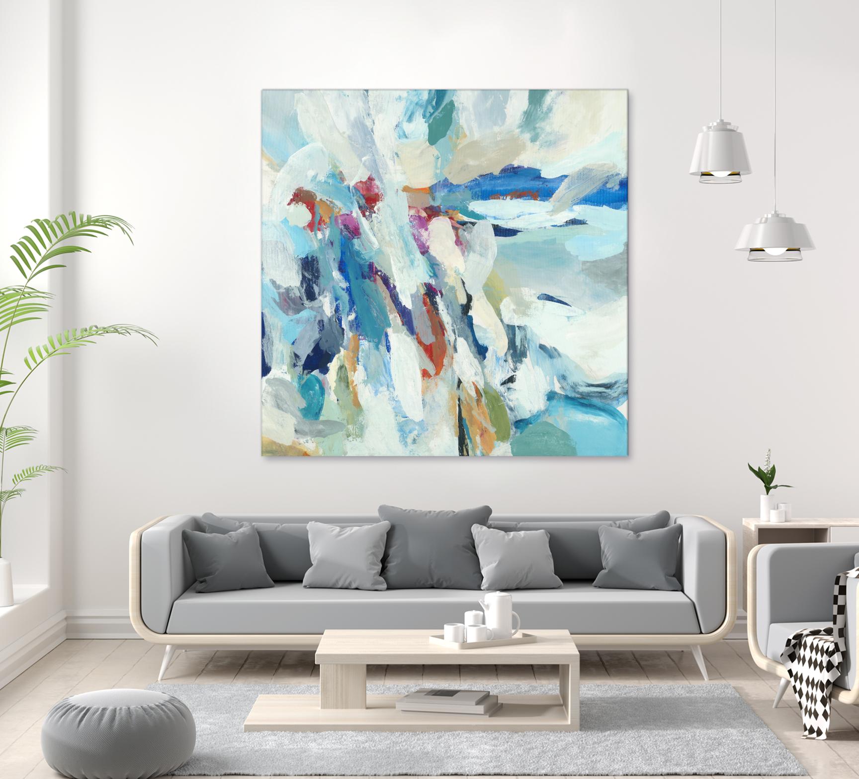 Joyous Expansion by Randy Hibberd on GIANT ART - blues abstract