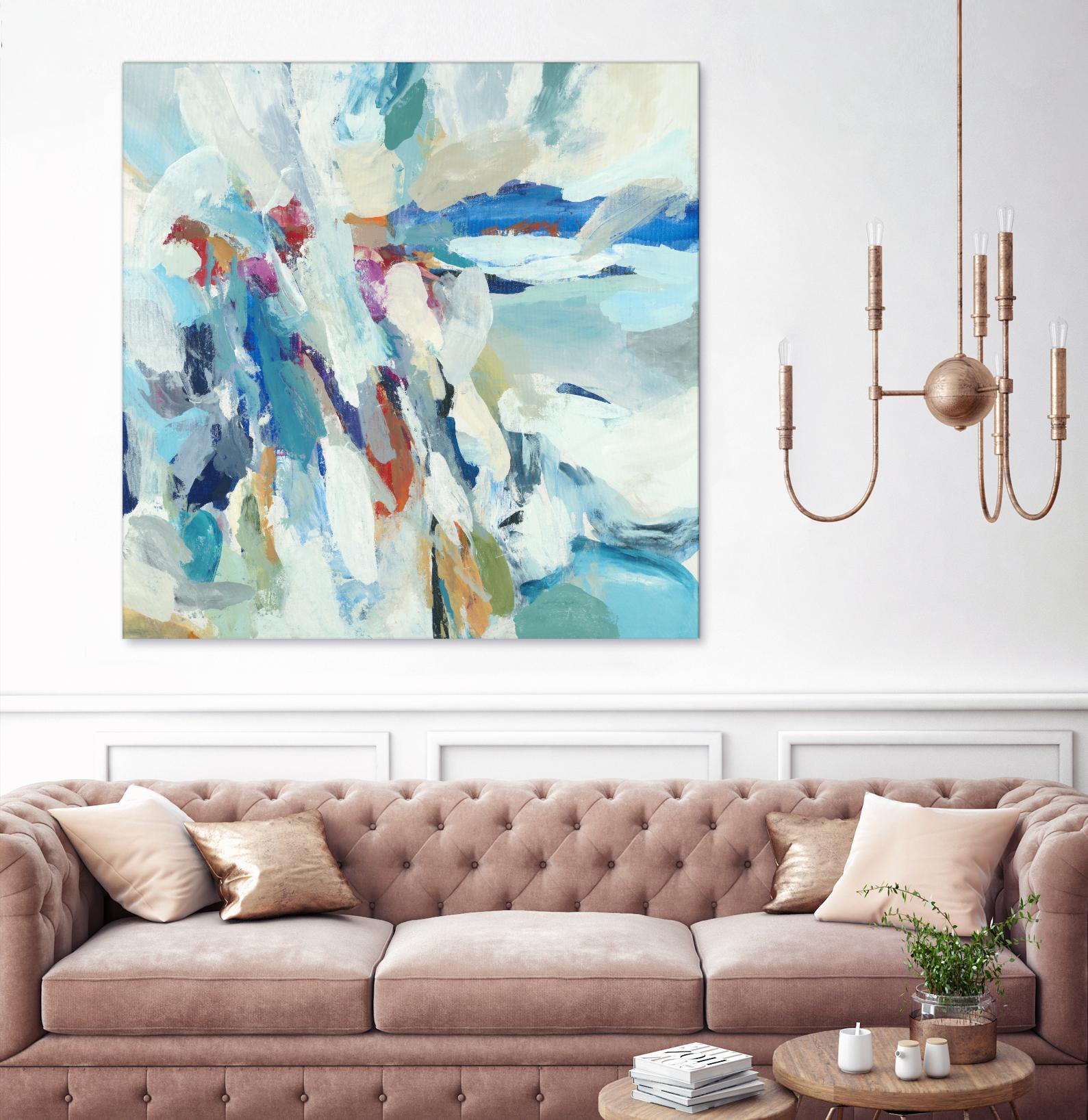 Joyous Expansion by Randy Hibberd on GIANT ART - blues abstract