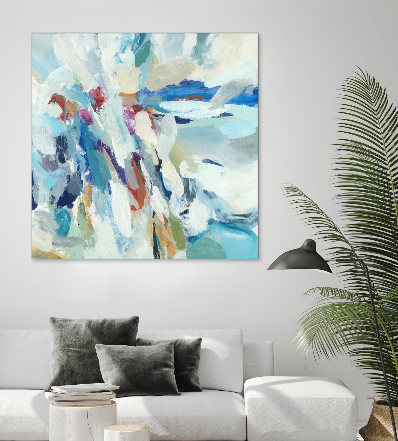 Joyous Expansion by Randy Hibberd on GIANT ART - blues abstract