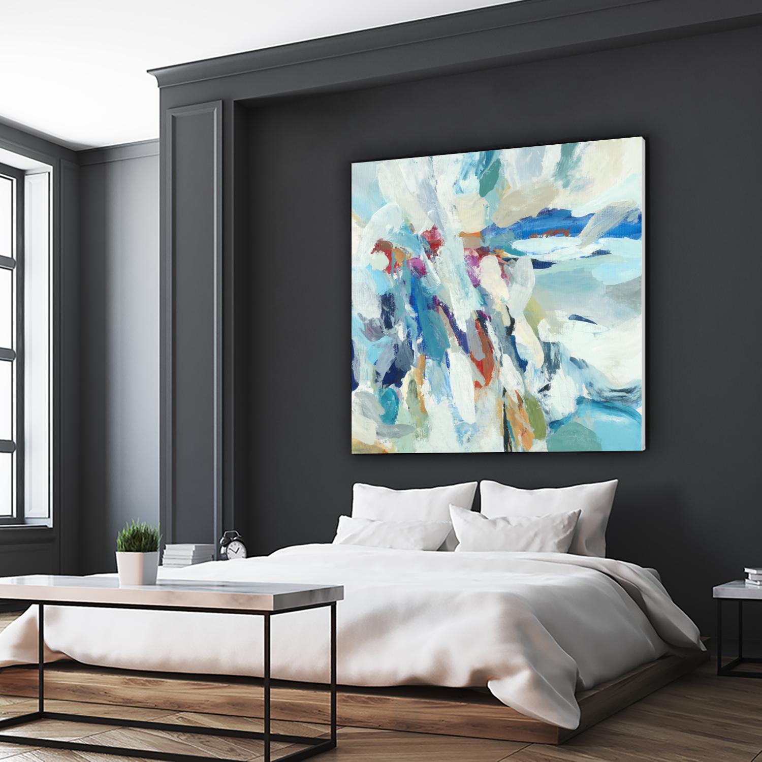 Joyous Expansion by Randy Hibberd on GIANT ART - blues abstract