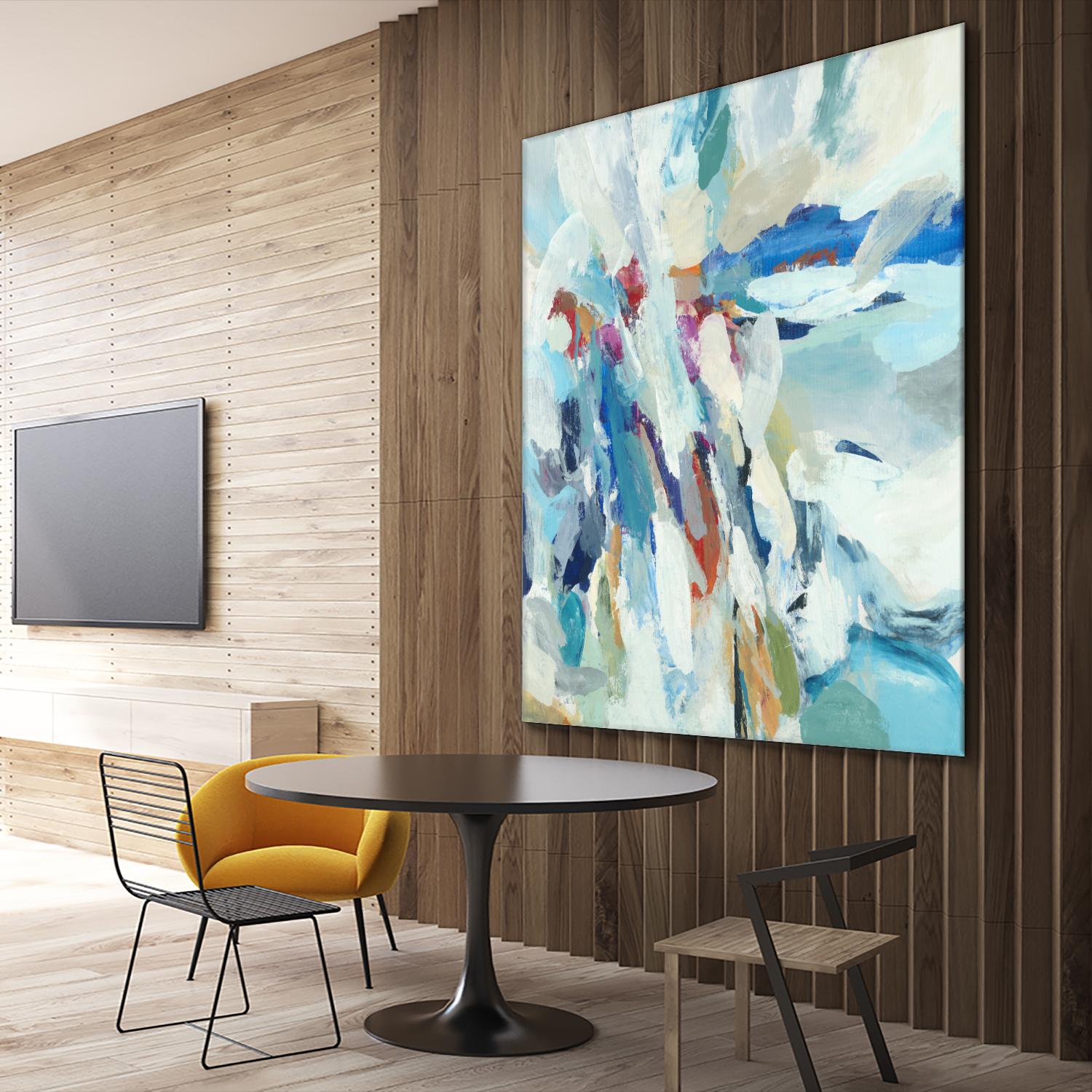 Joyous Expansion by Randy Hibberd on GIANT ART - blues abstract