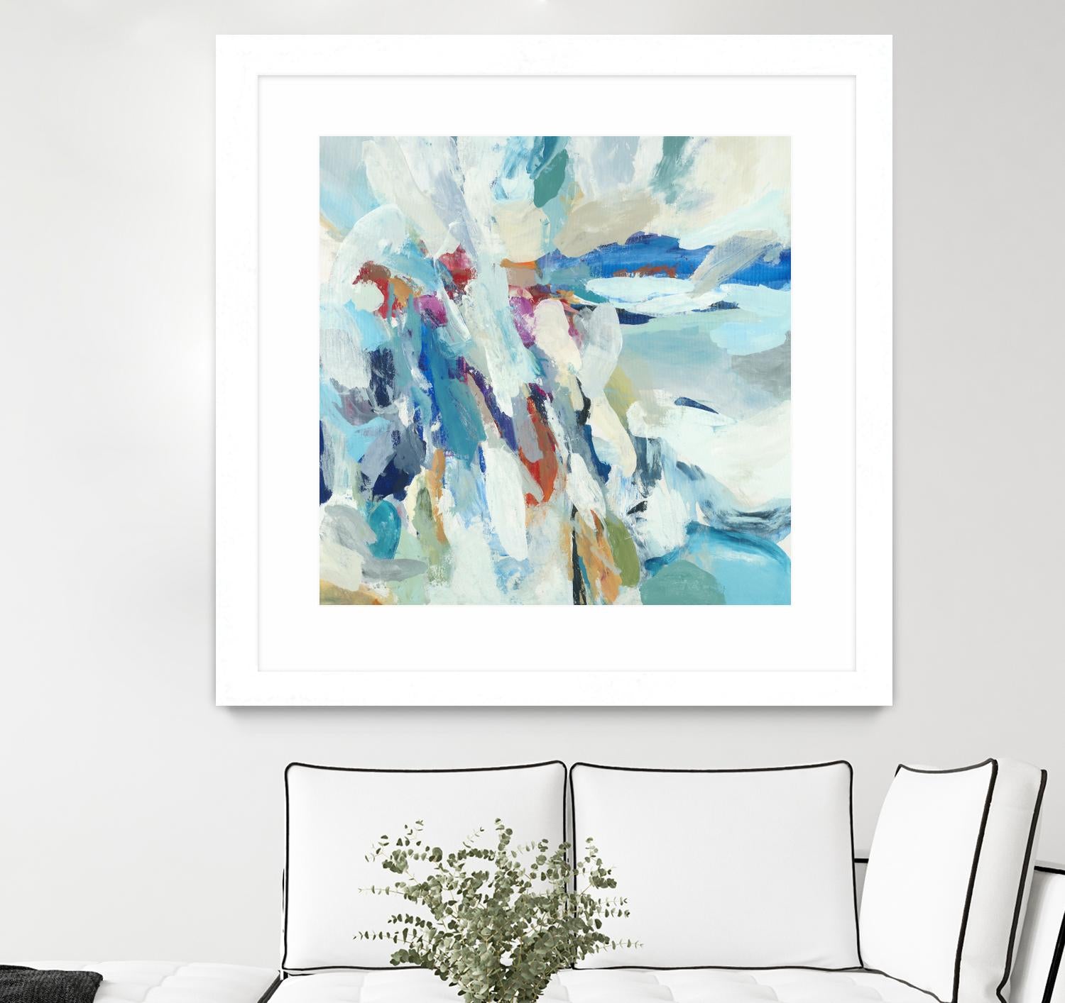 Joyous Expansion by Randy Hibberd on GIANT ART - blues abstract