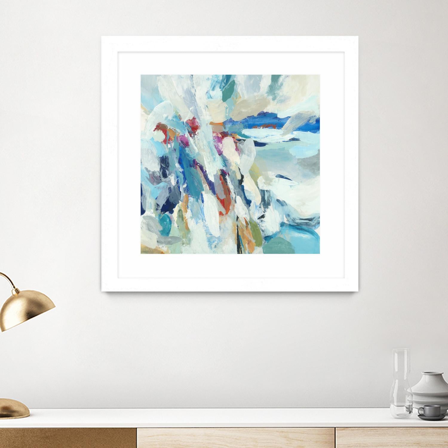 Joyous Expansion by Randy Hibberd on GIANT ART - blues abstract