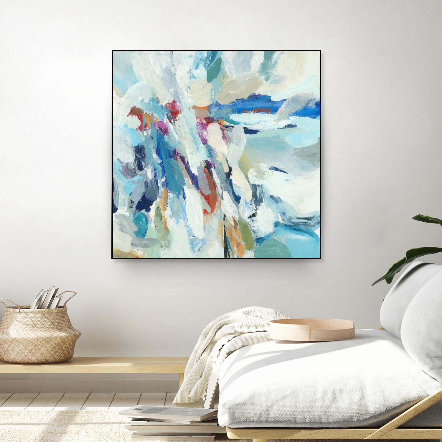 Joyous Expansion by Randy Hibberd on GIANT ART - blues abstract