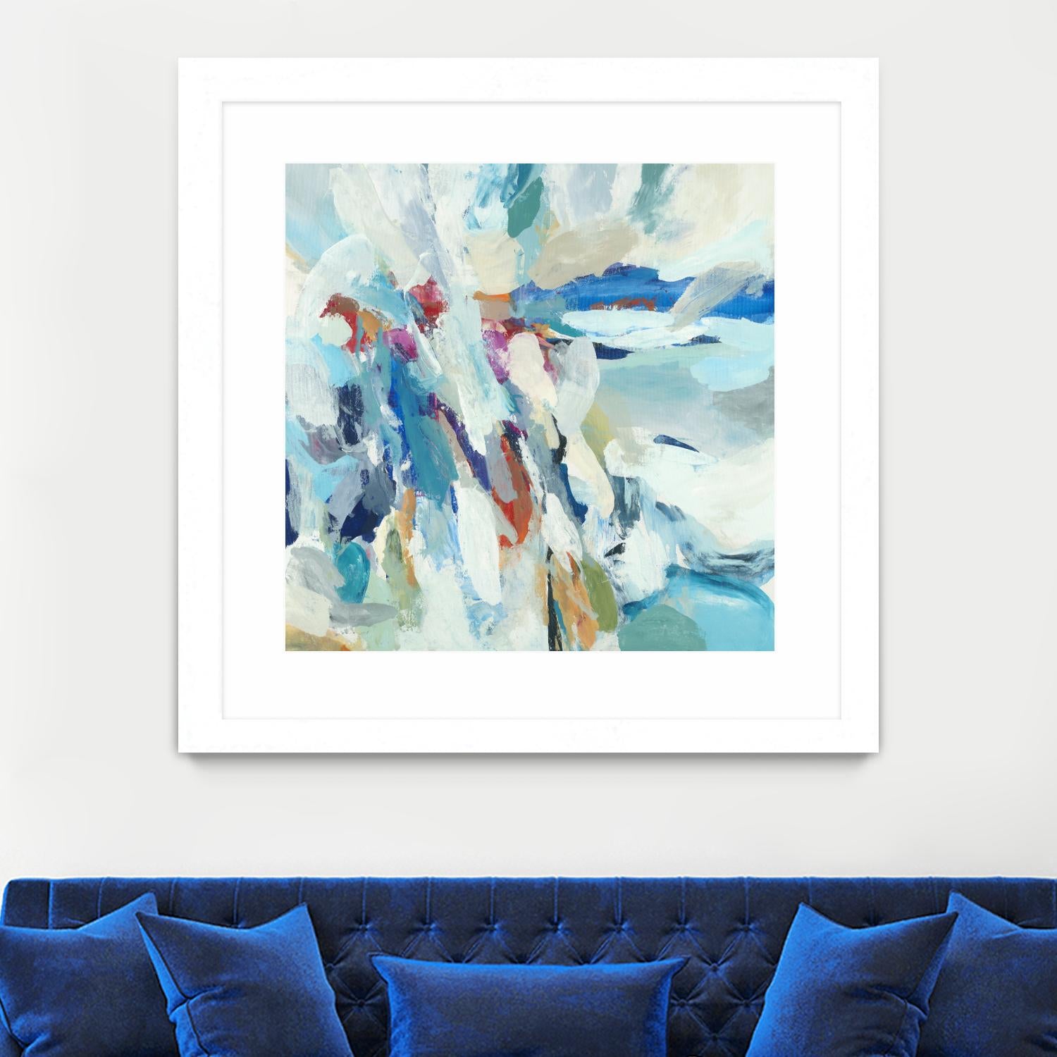 Joyous Expansion by Randy Hibberd on GIANT ART - blues abstract