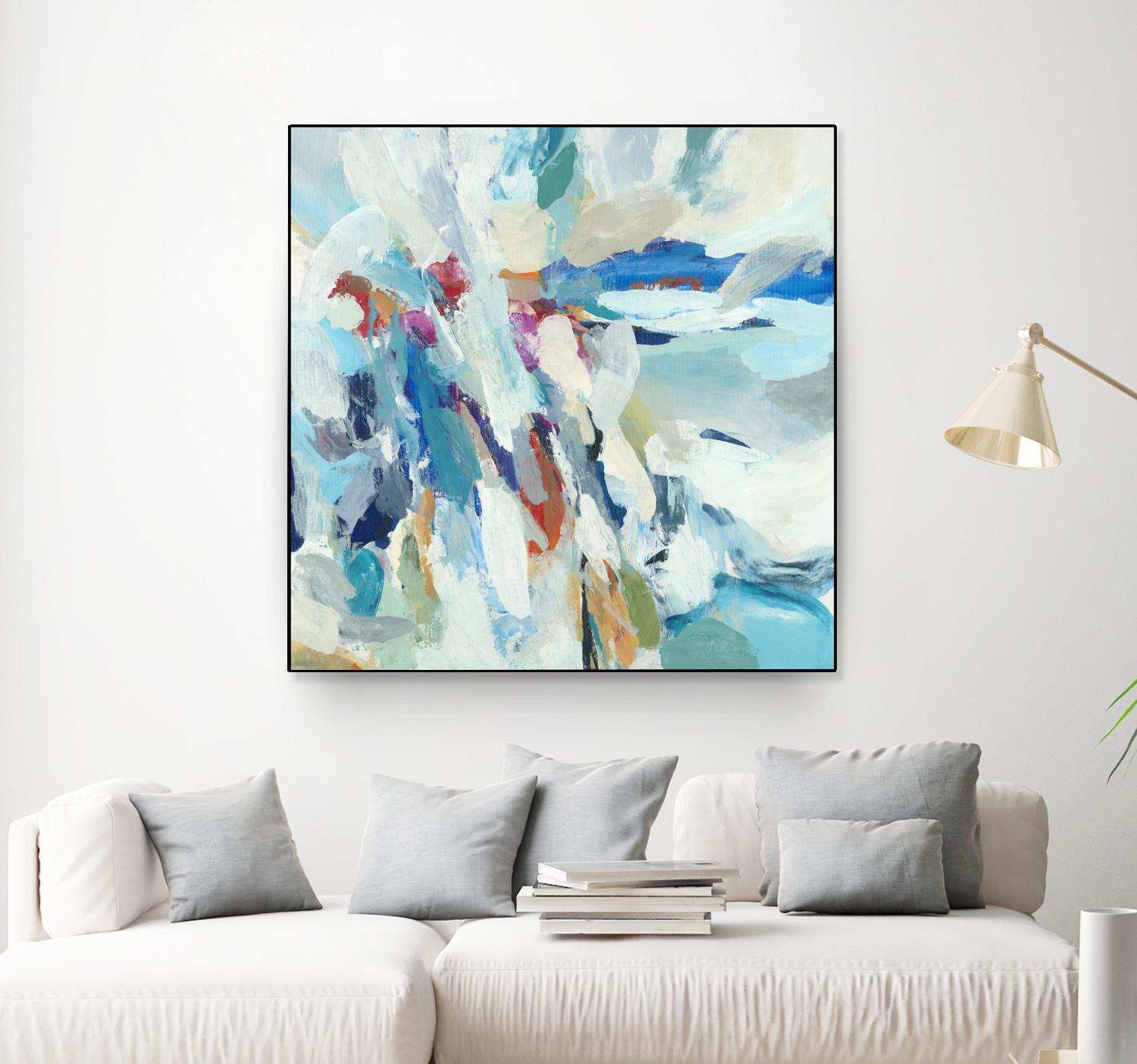 Joyous Expansion by Randy Hibberd on GIANT ART - blues abstract