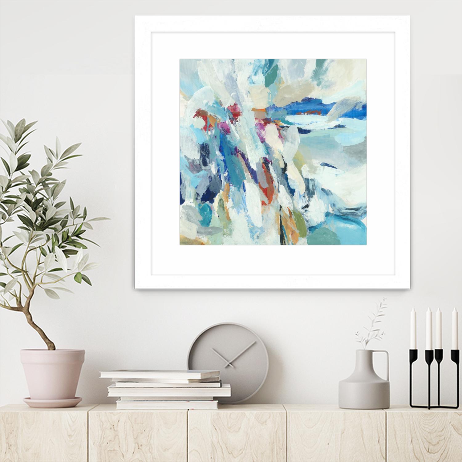 Joyous Expansion by Randy Hibberd on GIANT ART - blues abstract