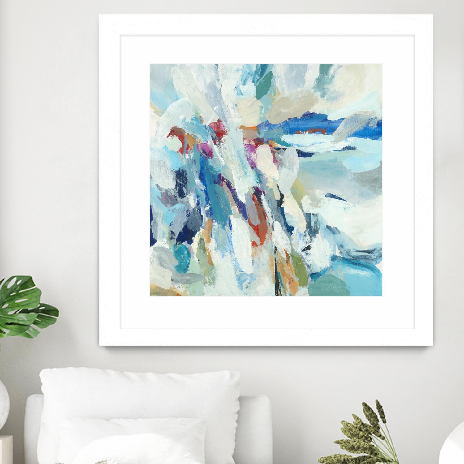 Joyous Expansion by Randy Hibberd on GIANT ART - blues abstract