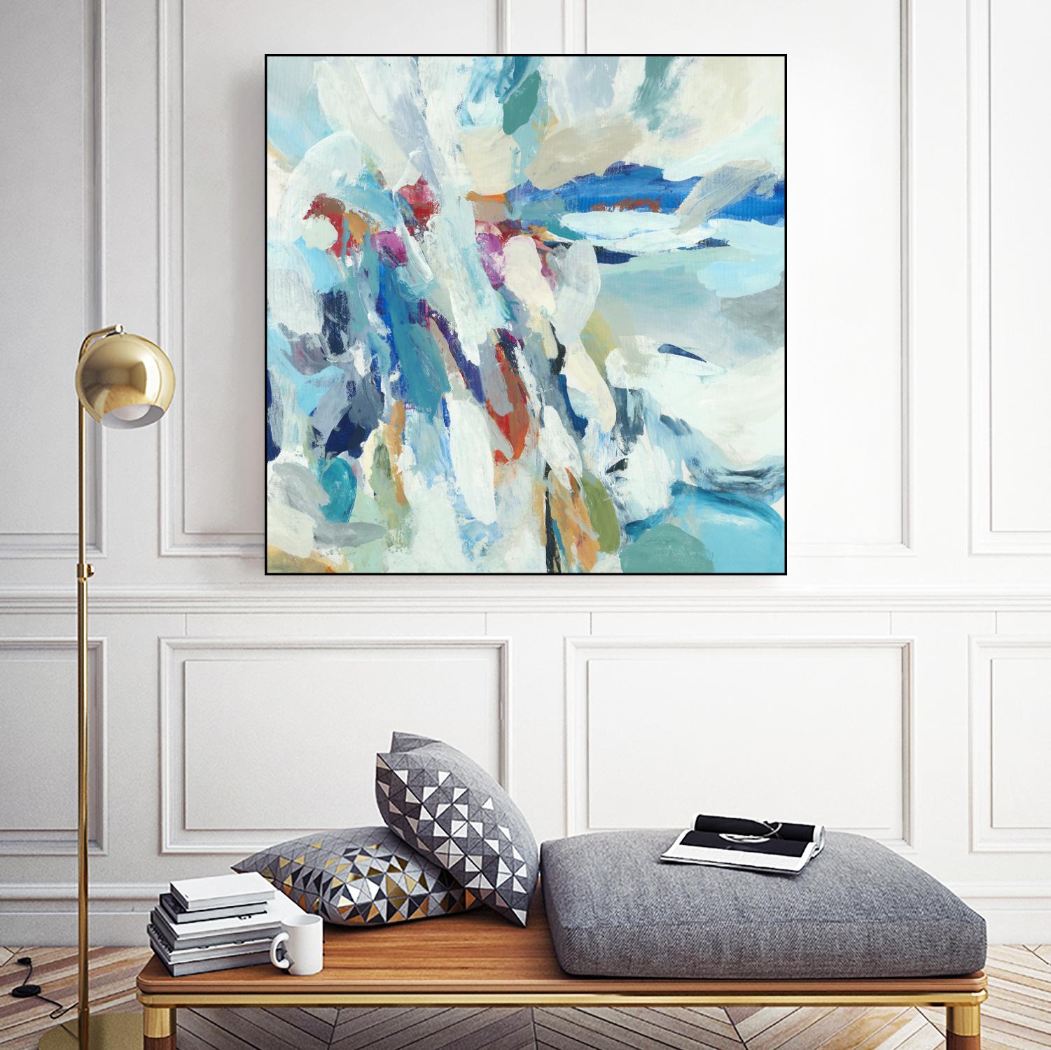 Joyous Expansion by Randy Hibberd on GIANT ART - blues abstract