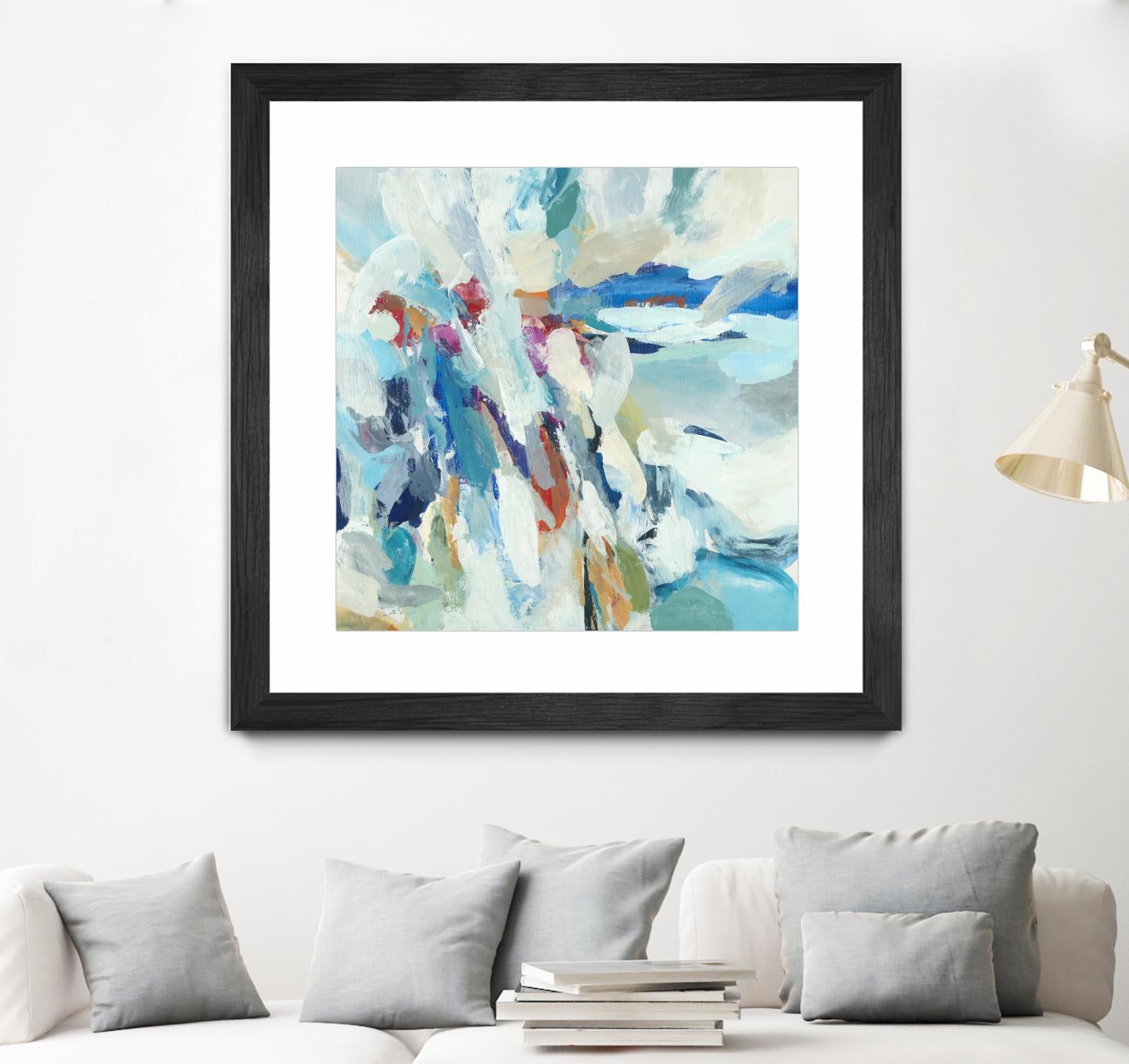 Joyous Expansion by Randy Hibberd on GIANT ART - blues abstract