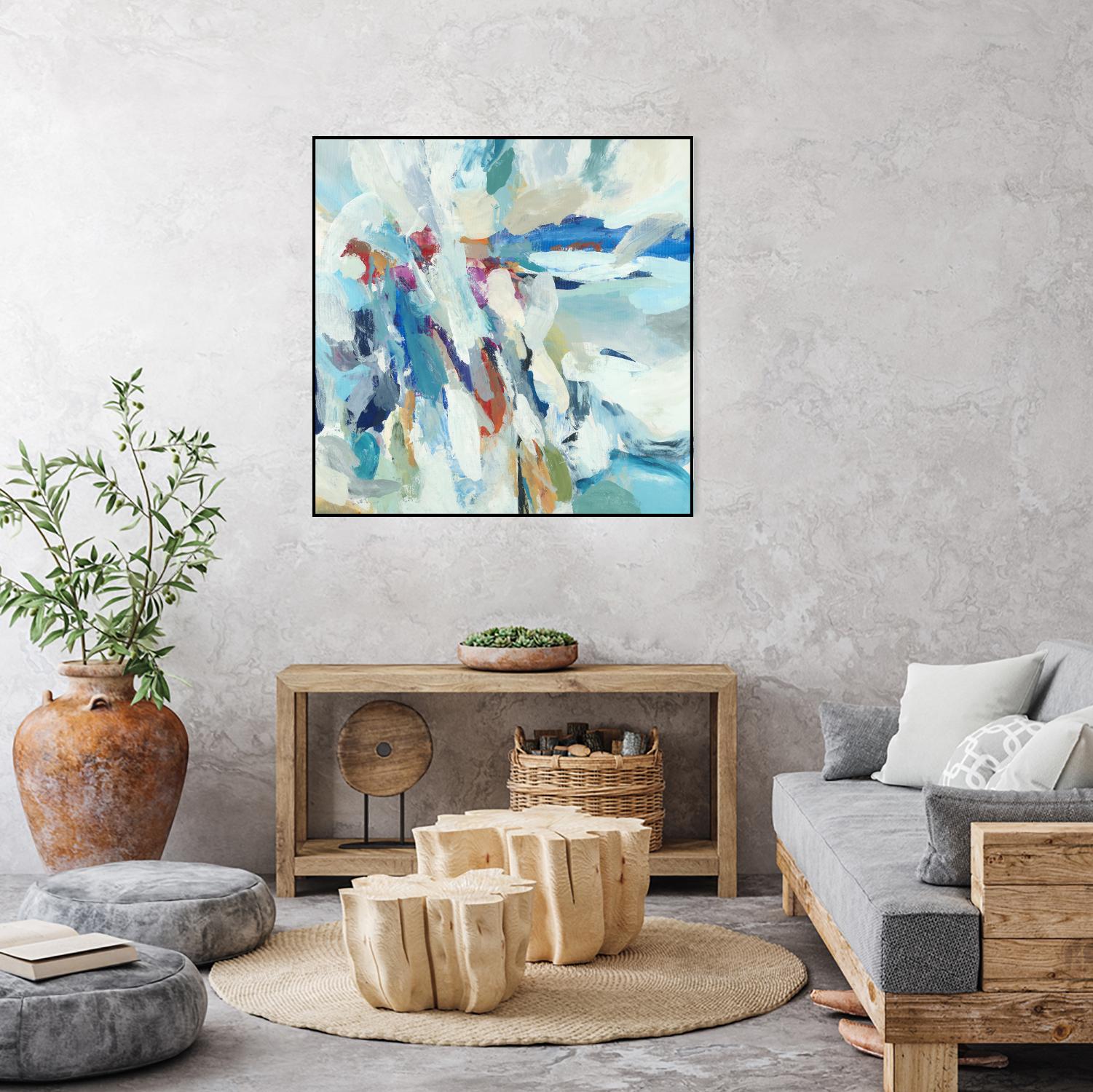 Joyous Expansion by Randy Hibberd on GIANT ART - blues abstract