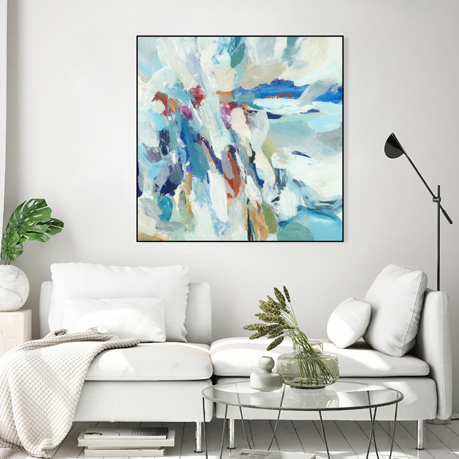 Joyous Expansion by Randy Hibberd on GIANT ART - blues abstract