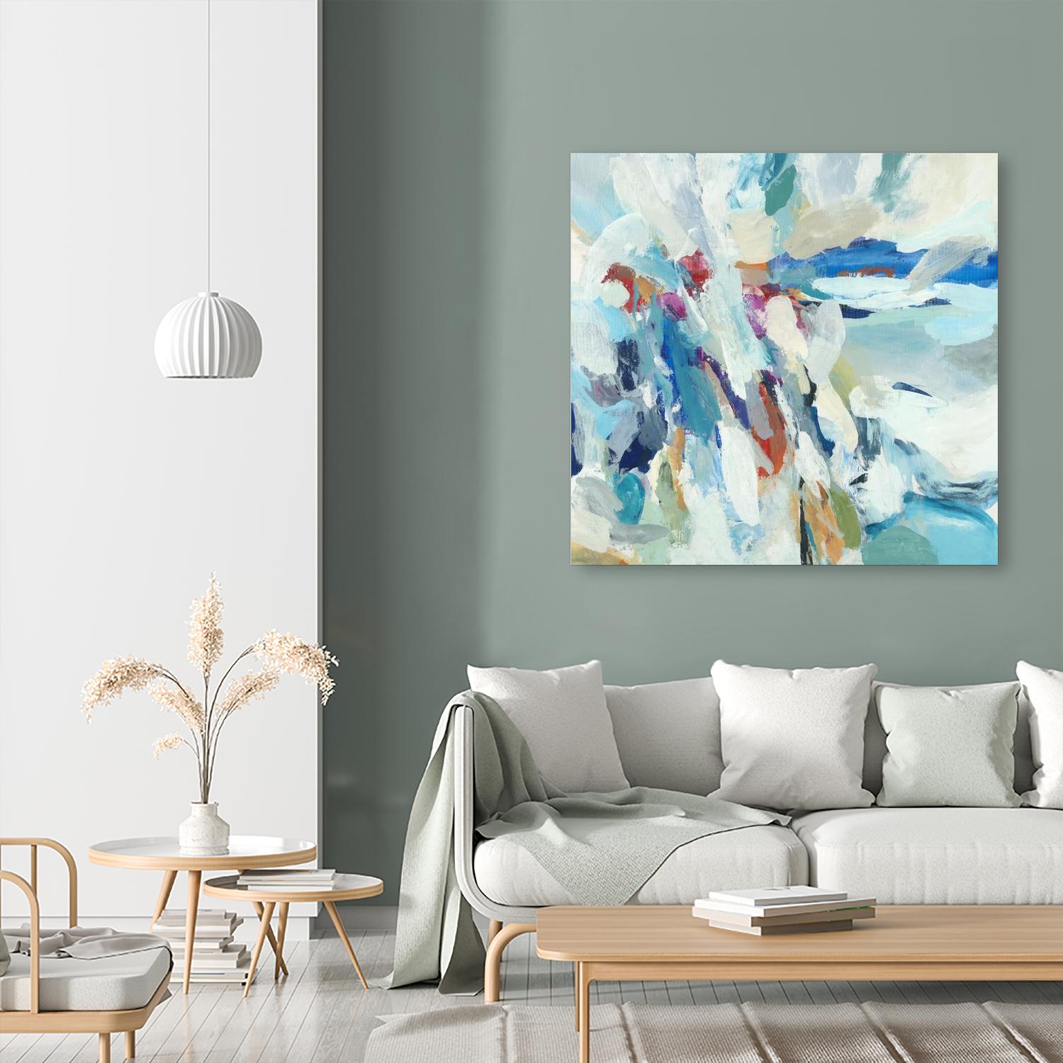 Joyous Expansion by Randy Hibberd on GIANT ART - blues abstract