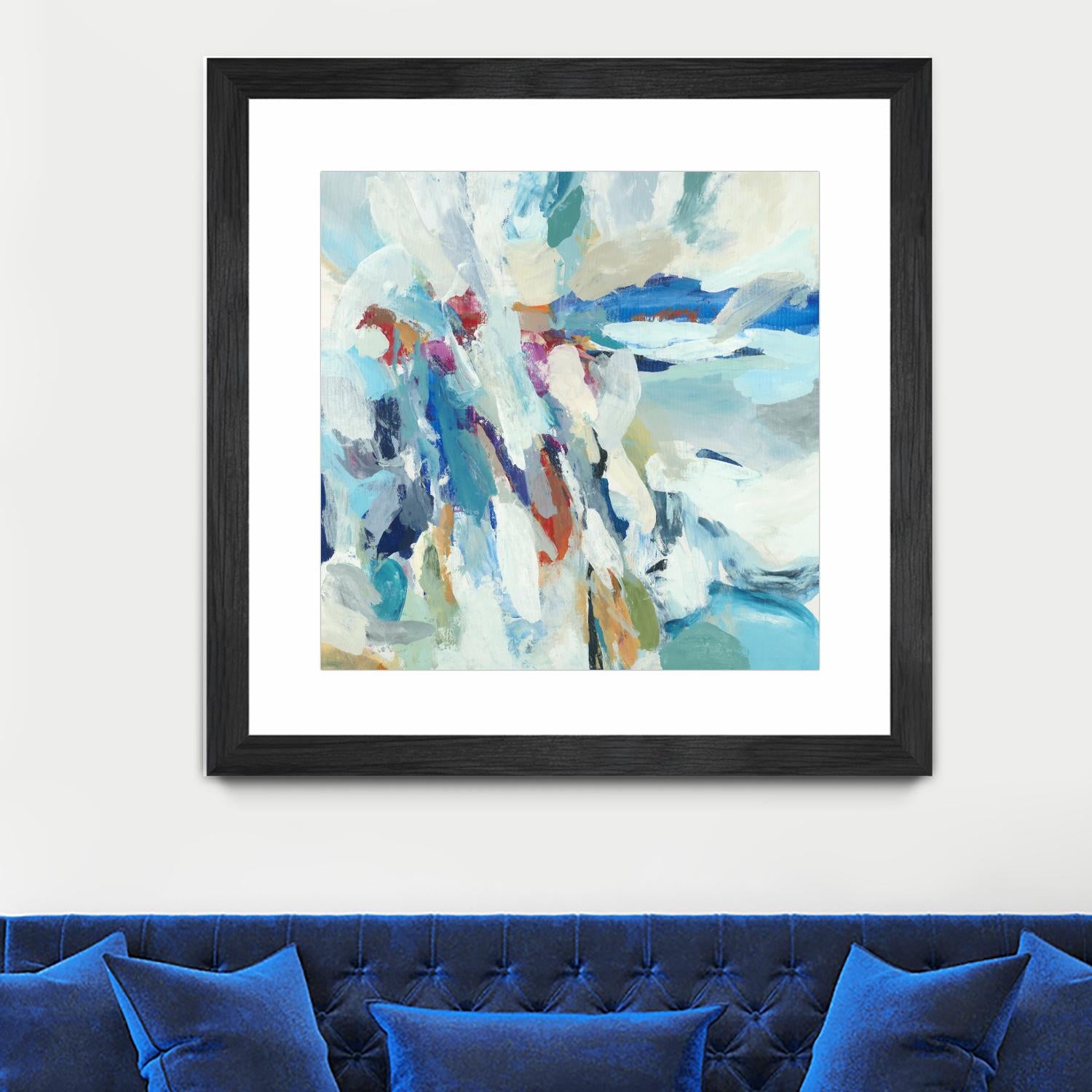 Joyous Expansion by Randy Hibberd on GIANT ART - blues abstract