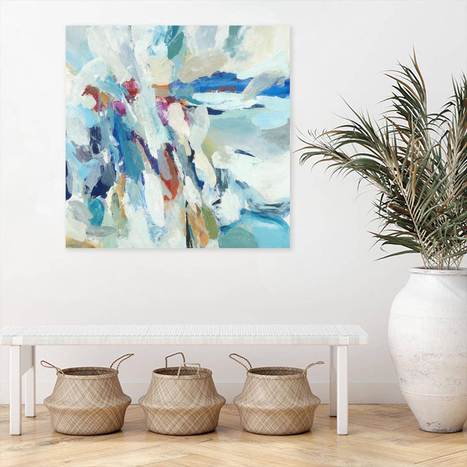 Joyous Expansion by Randy Hibberd on GIANT ART - blues abstract