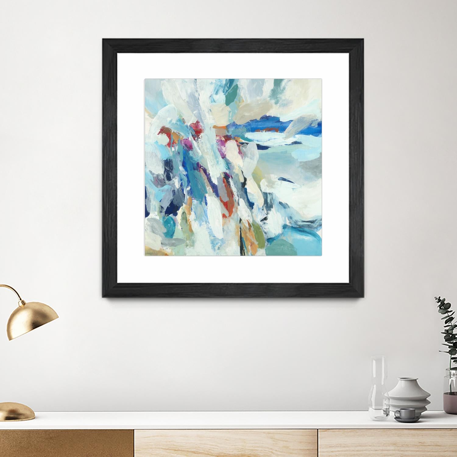 Joyous Expansion by Randy Hibberd on GIANT ART - blues abstract