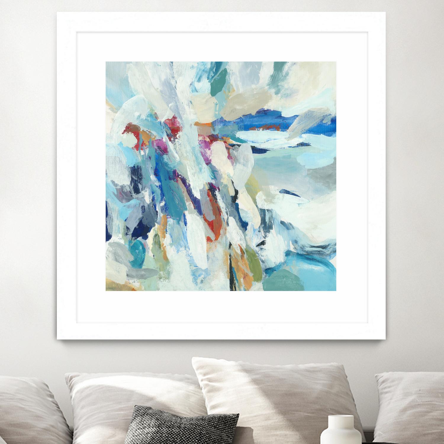 Joyous Expansion by Randy Hibberd on GIANT ART - blues abstract