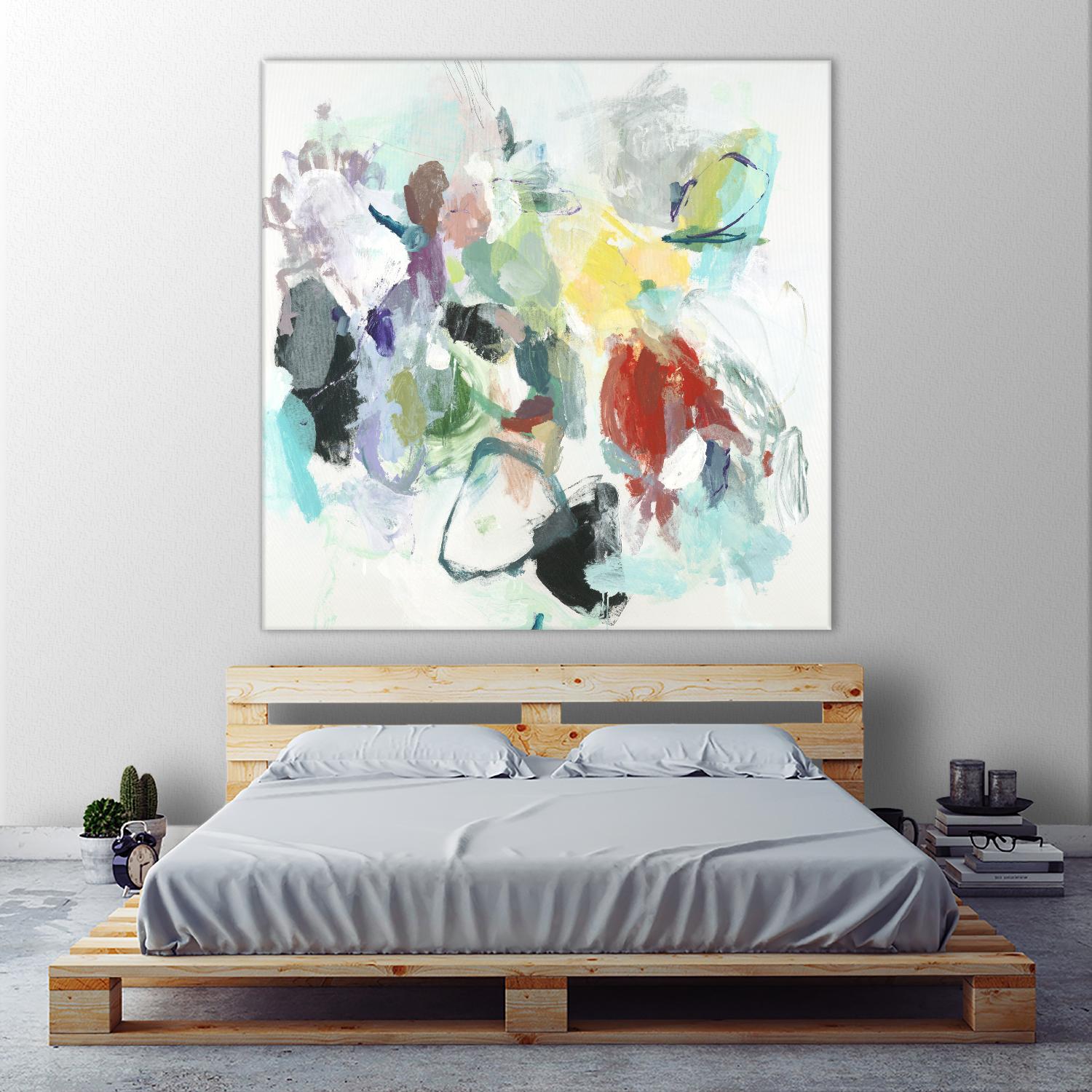 Gesture by Randy Hibberd on GIANT ART - brights abstract