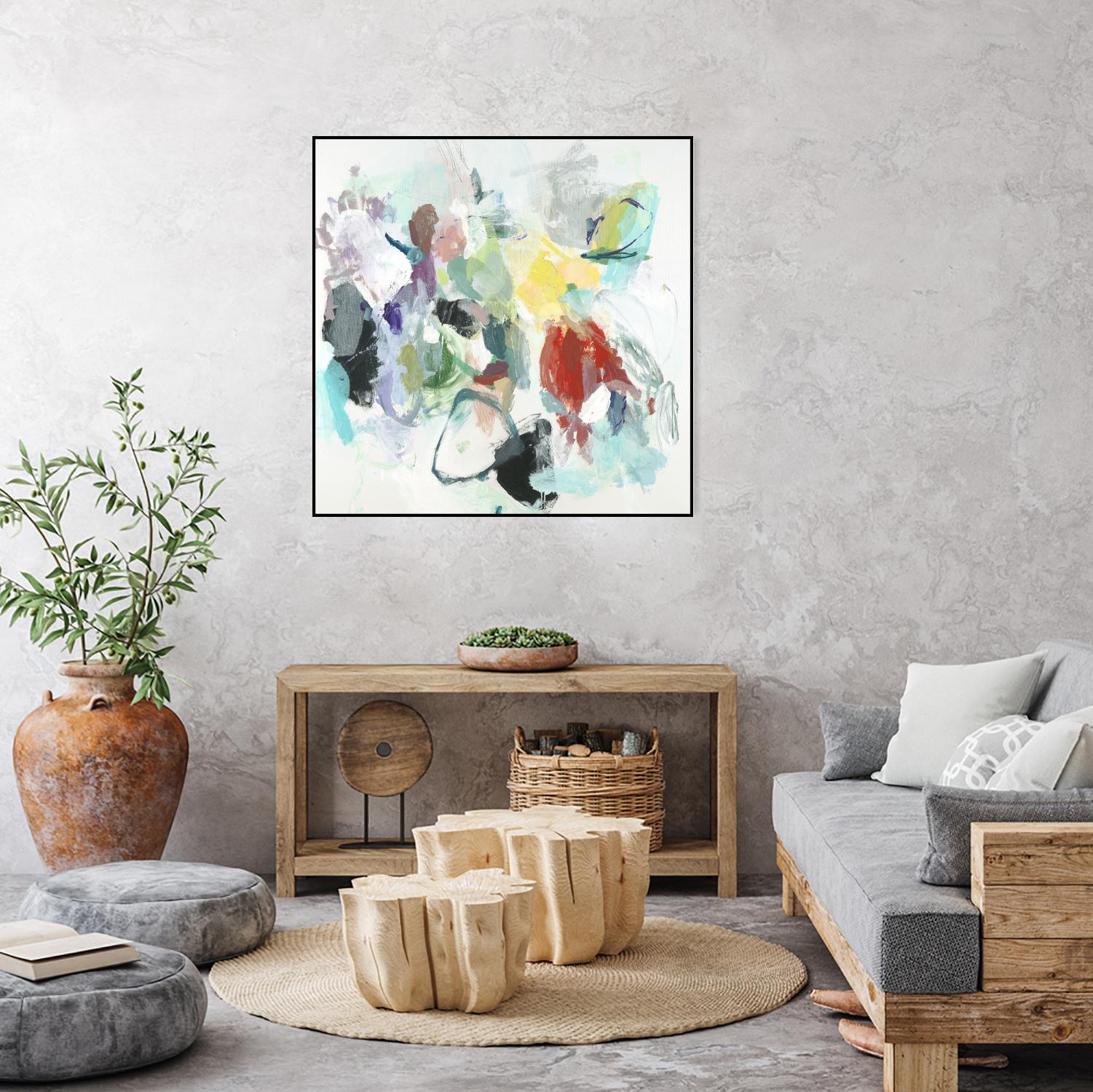 Gesture by Randy Hibberd on GIANT ART - brights abstract