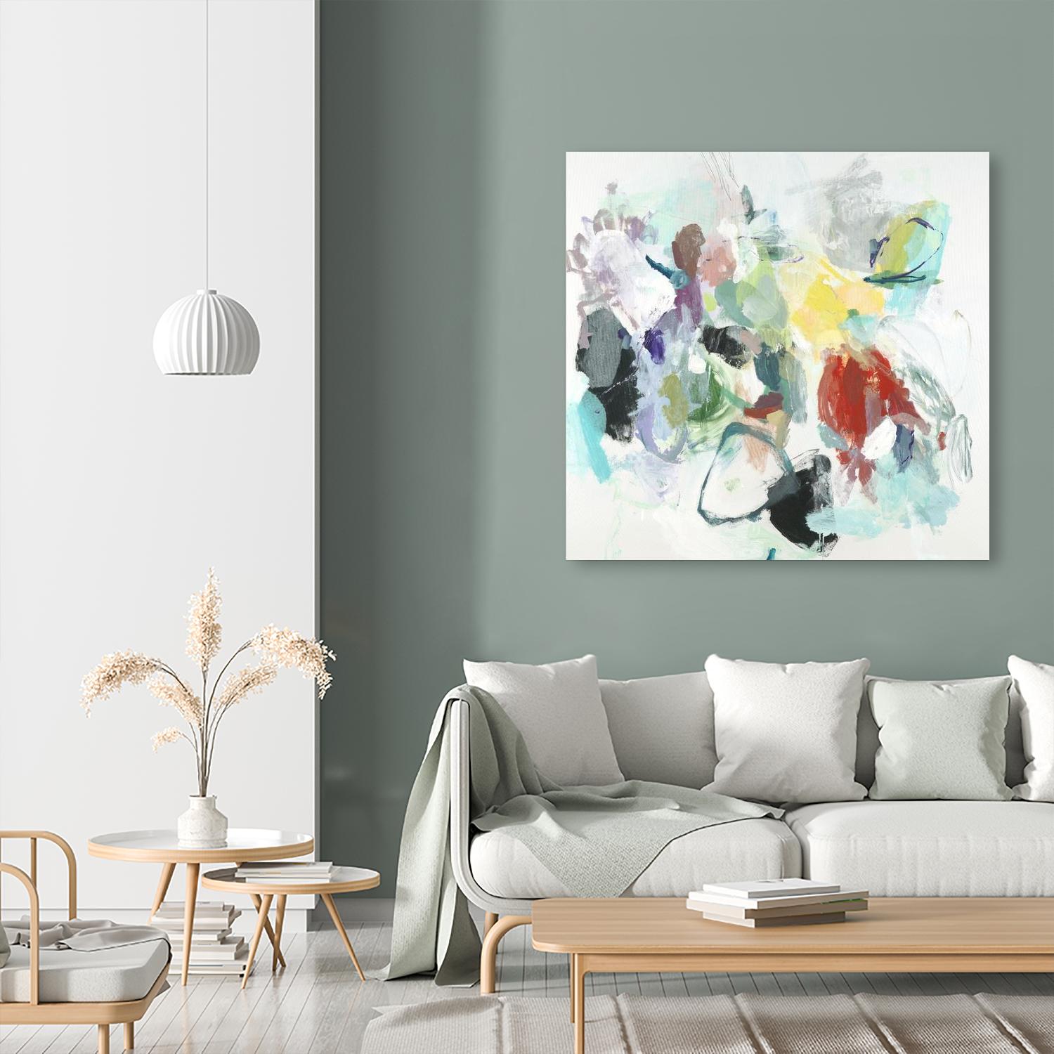 Gesture by Randy Hibberd on GIANT ART - brights abstract