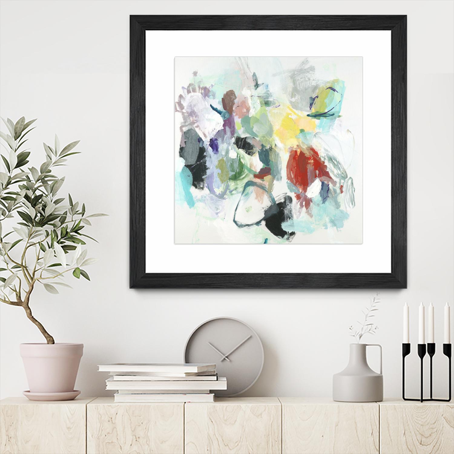 Gesture by Randy Hibberd on GIANT ART - brights abstract