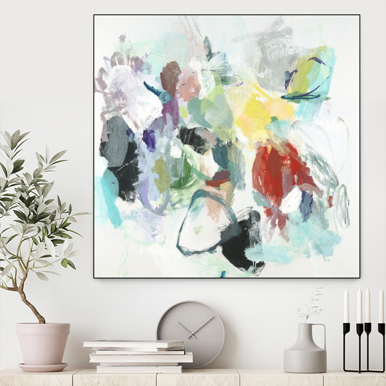 Gesture by Randy Hibberd on GIANT ART - brights abstract