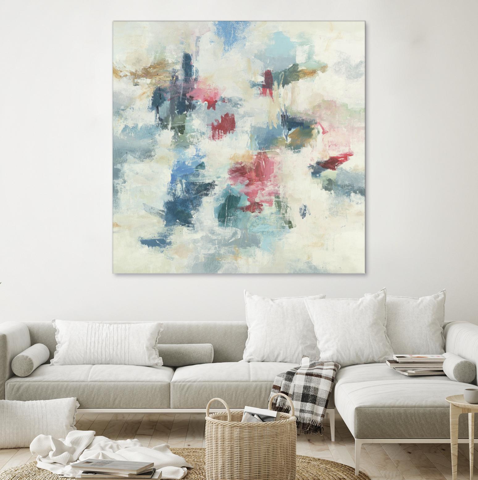 New Beginnings by Randy Hibberd on GIANT ART - blues abstract