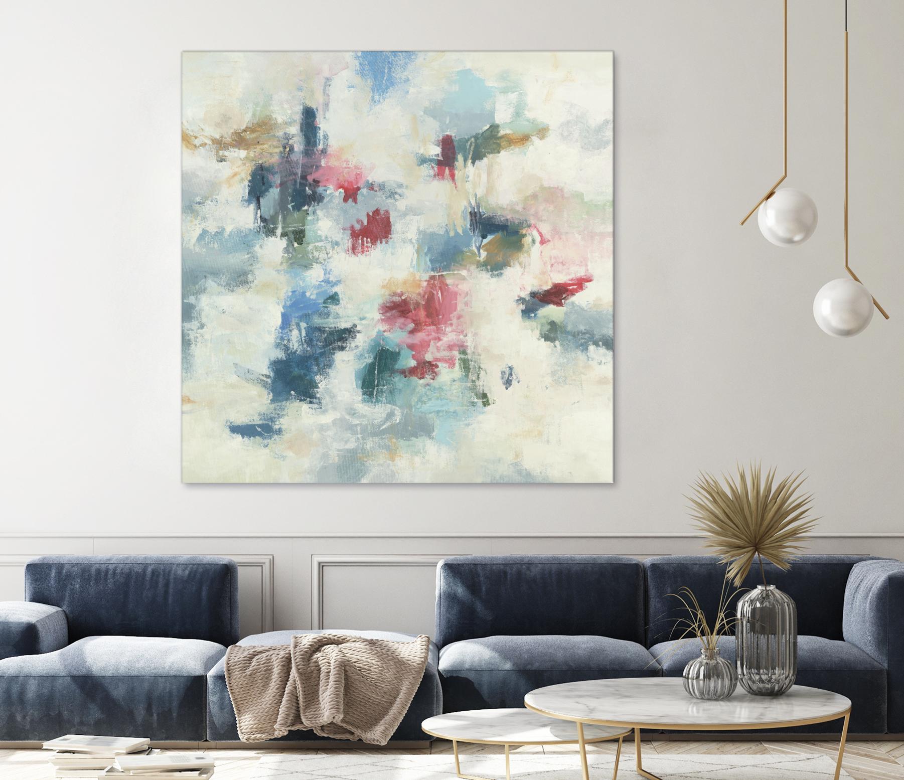 New Beginnings by Randy Hibberd on GIANT ART - blues abstract