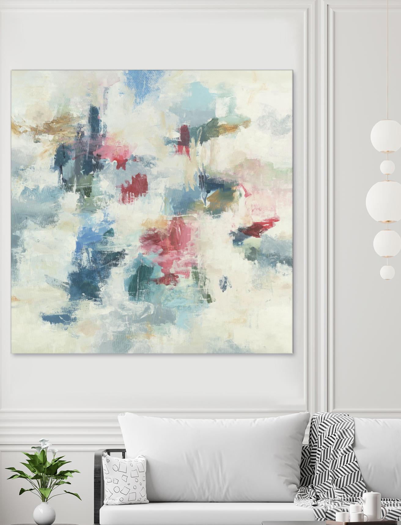 New Beginnings by Randy Hibberd on GIANT ART - blues abstract