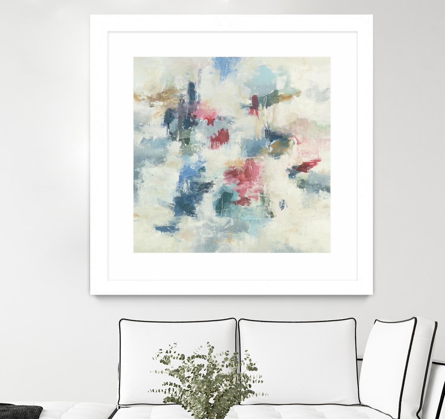 New Beginnings by Randy Hibberd on GIANT ART - blues abstract