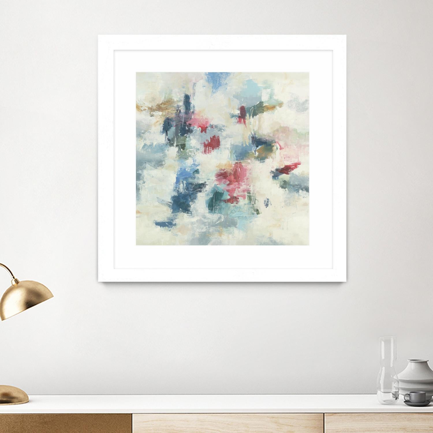 New Beginnings by Randy Hibberd on GIANT ART - blues abstract