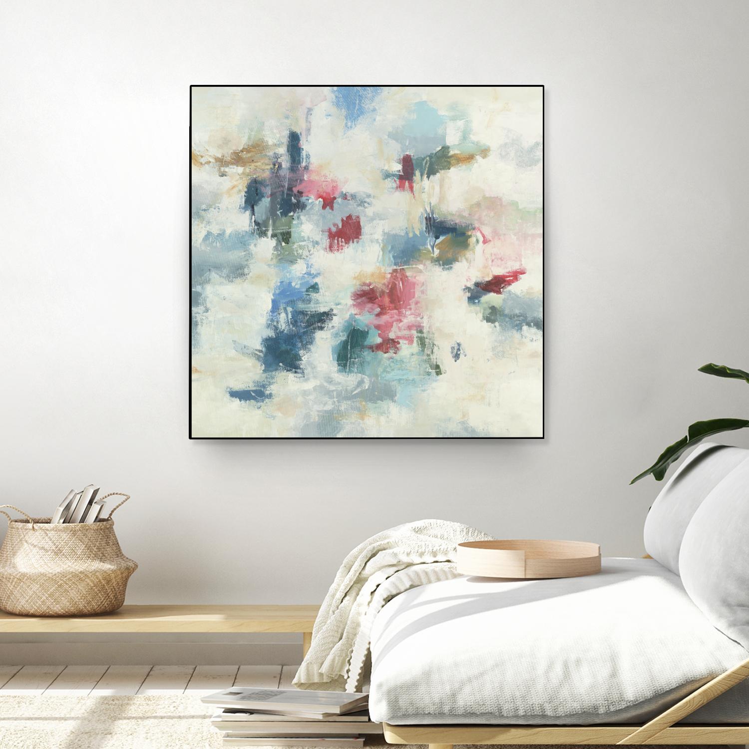 New Beginnings by Randy Hibberd on GIANT ART - blues abstract