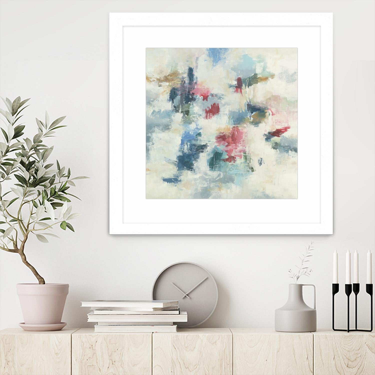 New Beginnings by Randy Hibberd on GIANT ART - blues abstract