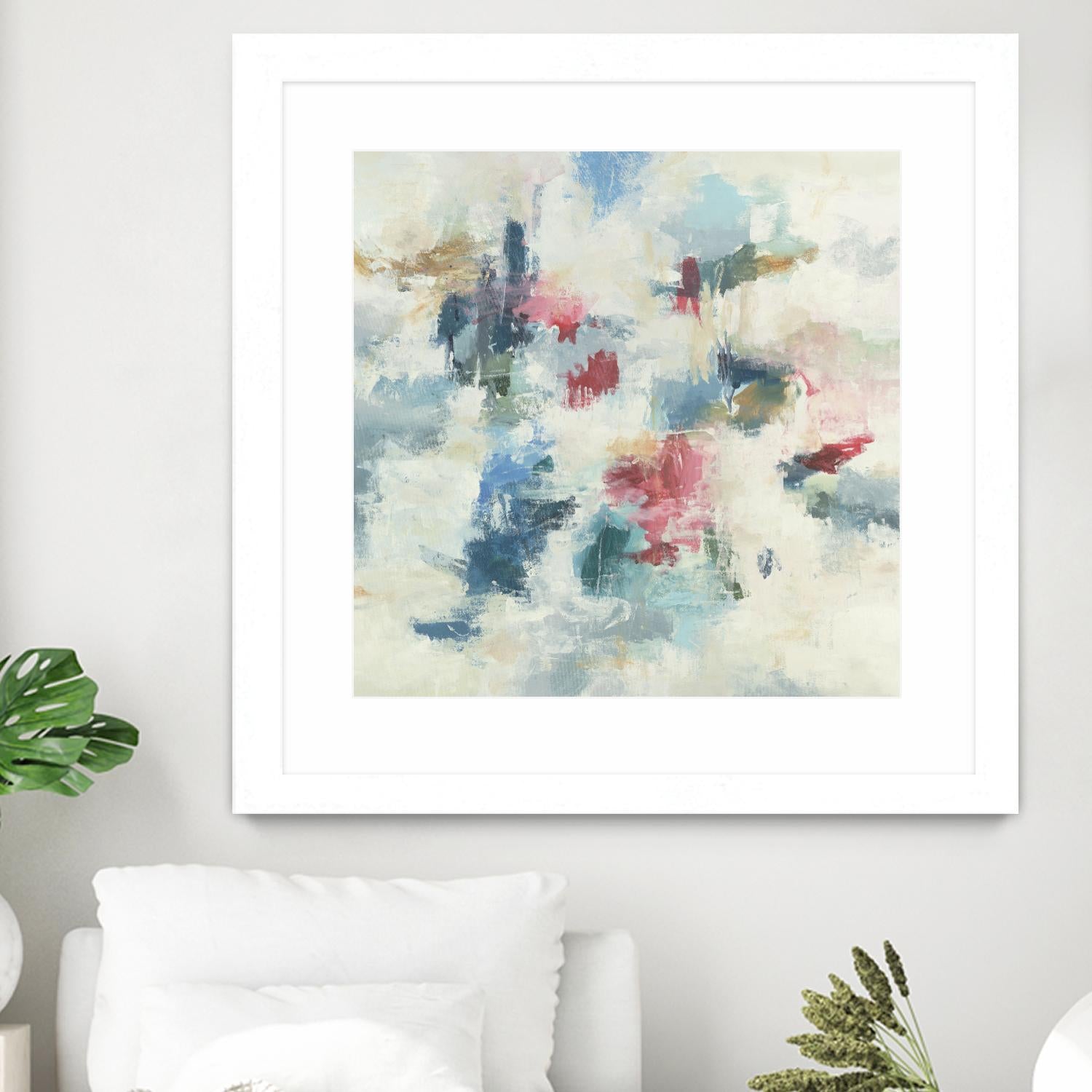 New Beginnings by Randy Hibberd on GIANT ART - blues abstract