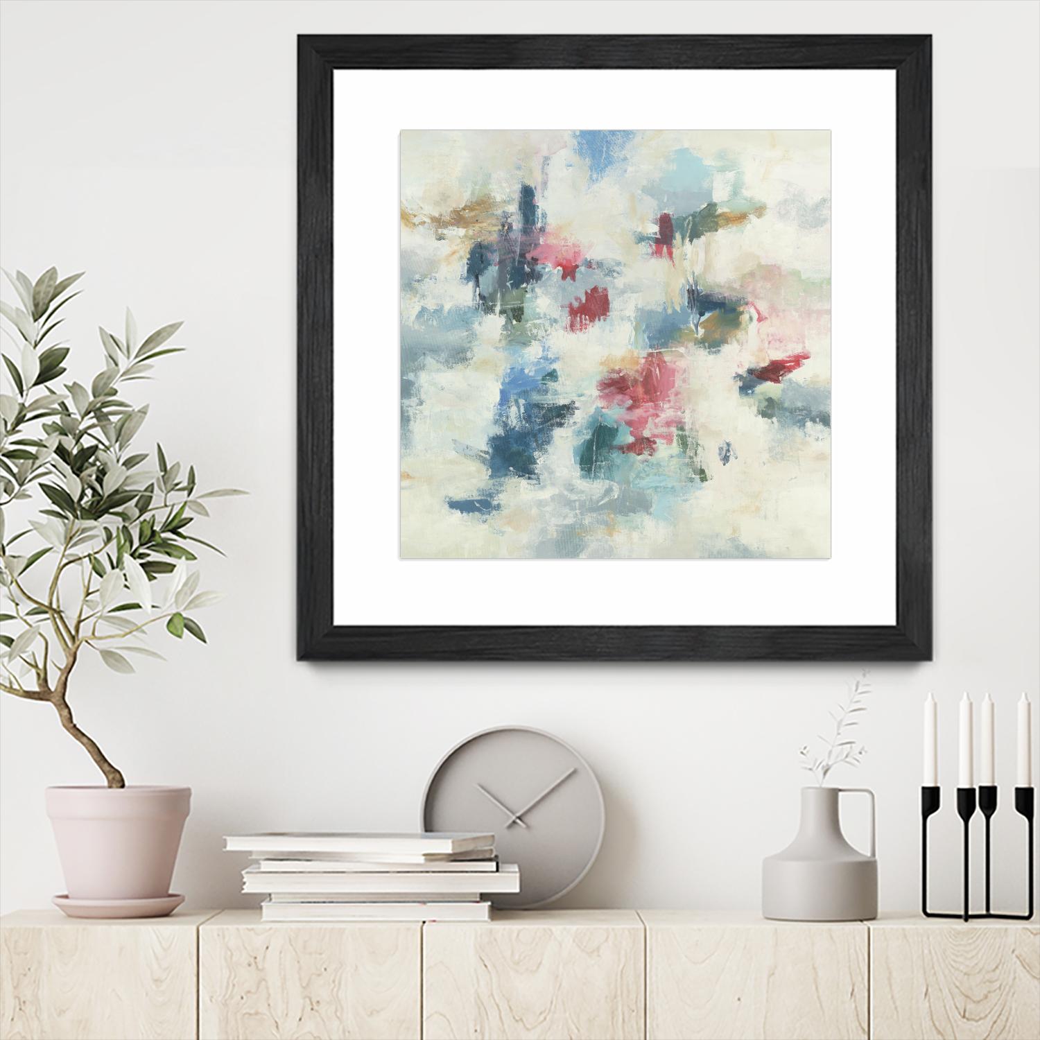 New Beginnings by Randy Hibberd on GIANT ART - blues abstract