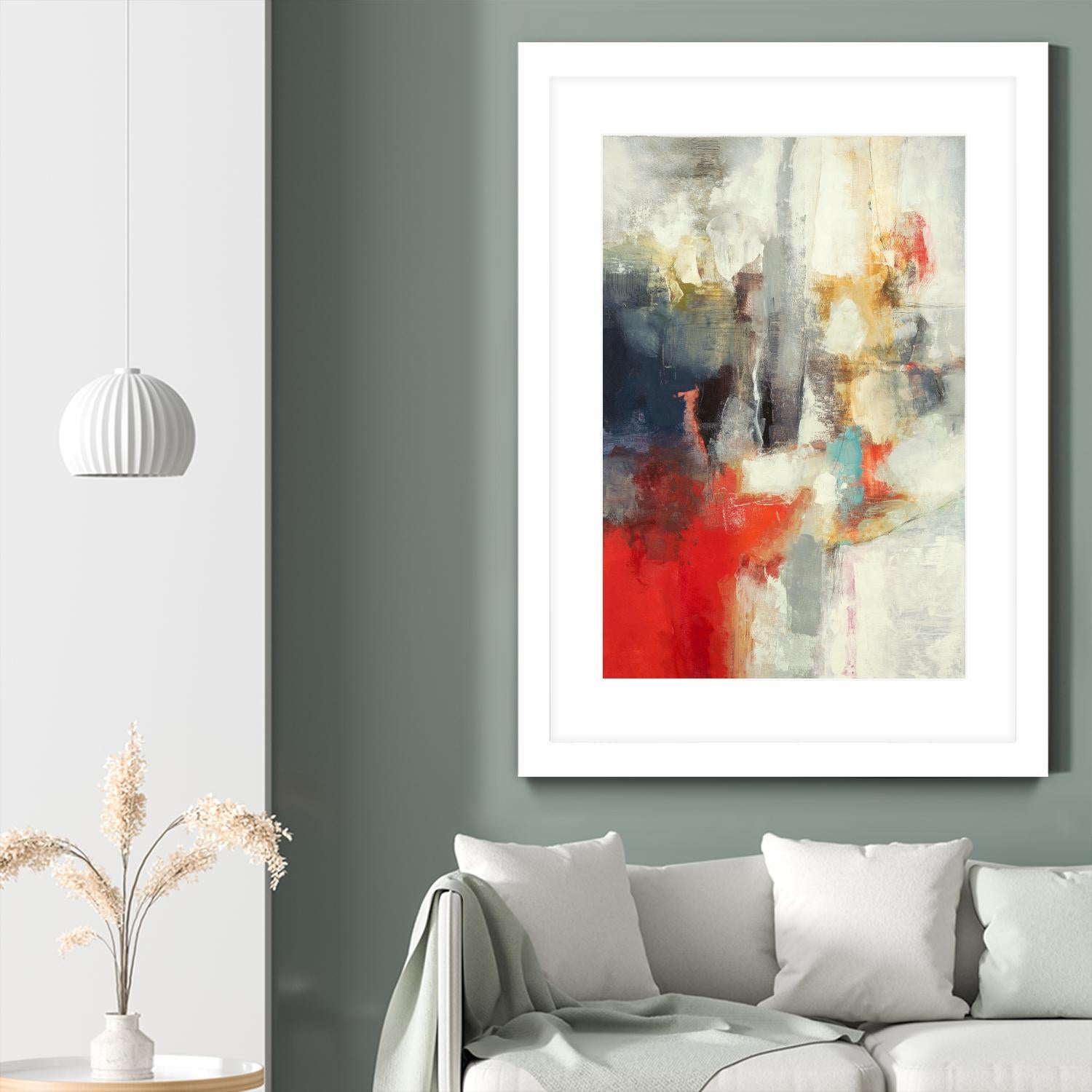 View Point by Randy Hibberd on GIANT ART - reds abstract red