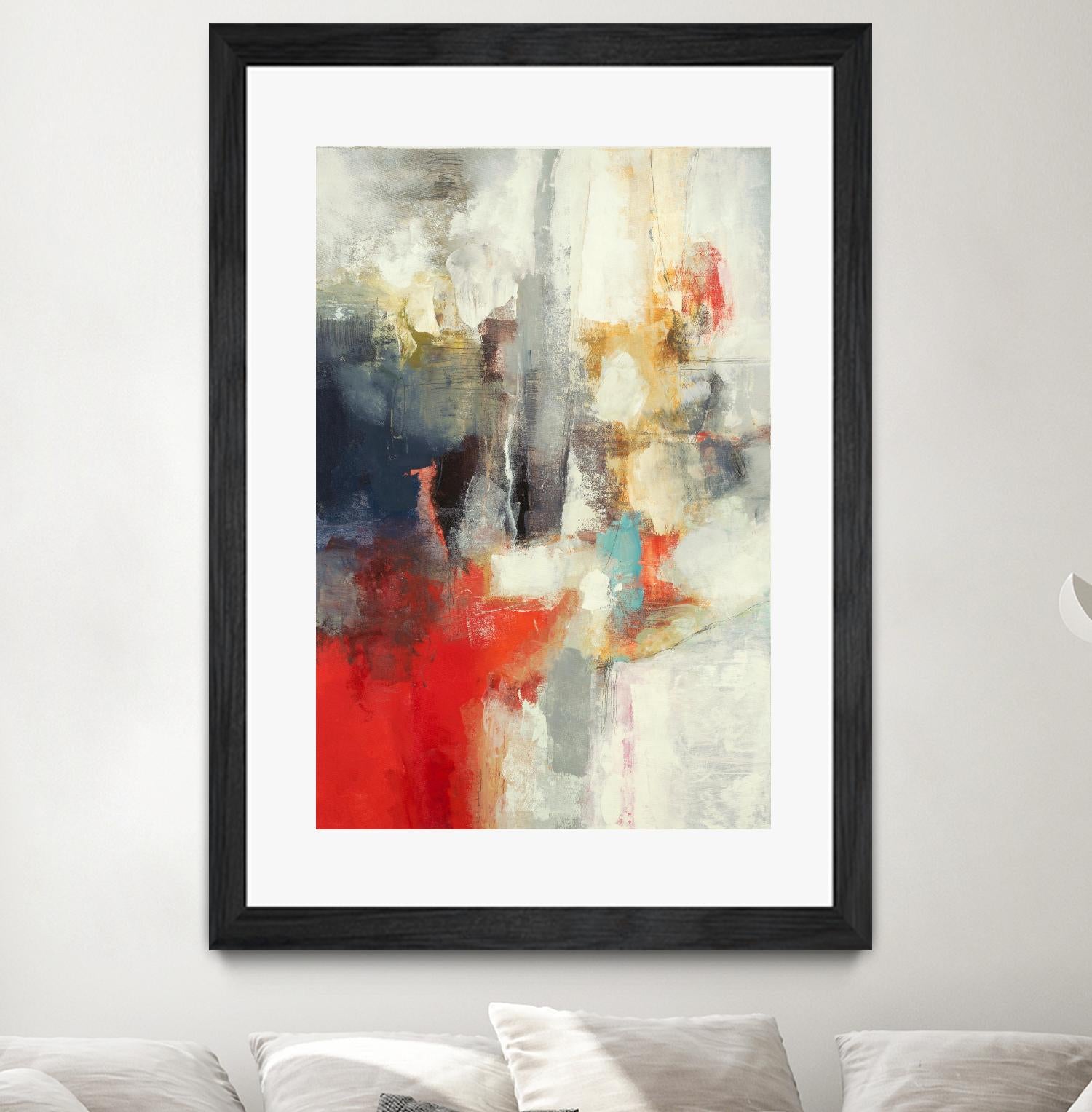 View Point by Randy Hibberd on GIANT ART - reds abstract red