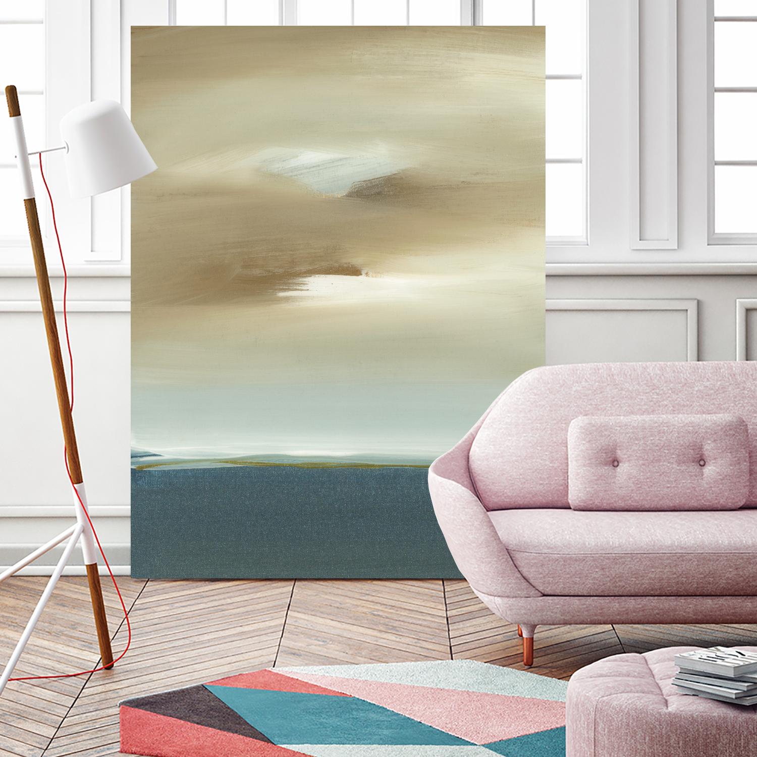 January I by Kelsey Hochstatter on GIANT ART - beige abstract