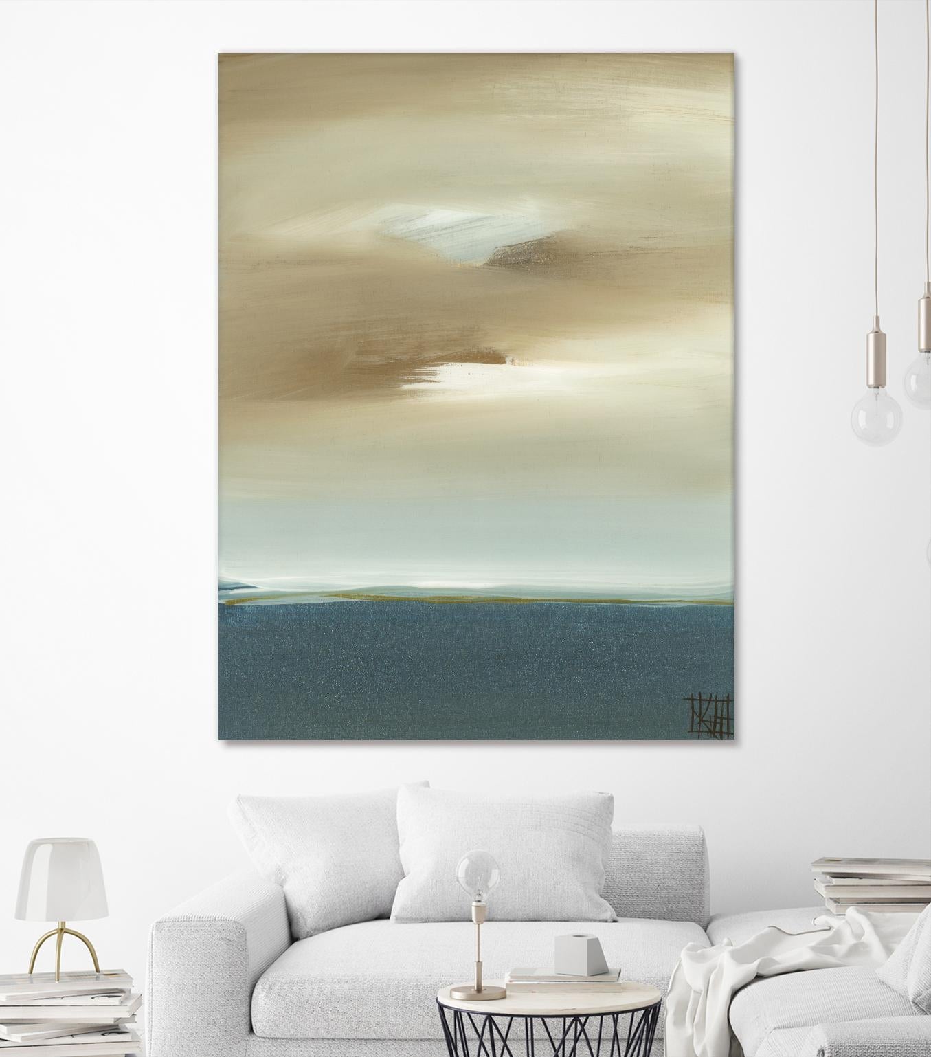 January I by Kelsey Hochstatter on GIANT ART - beige abstract