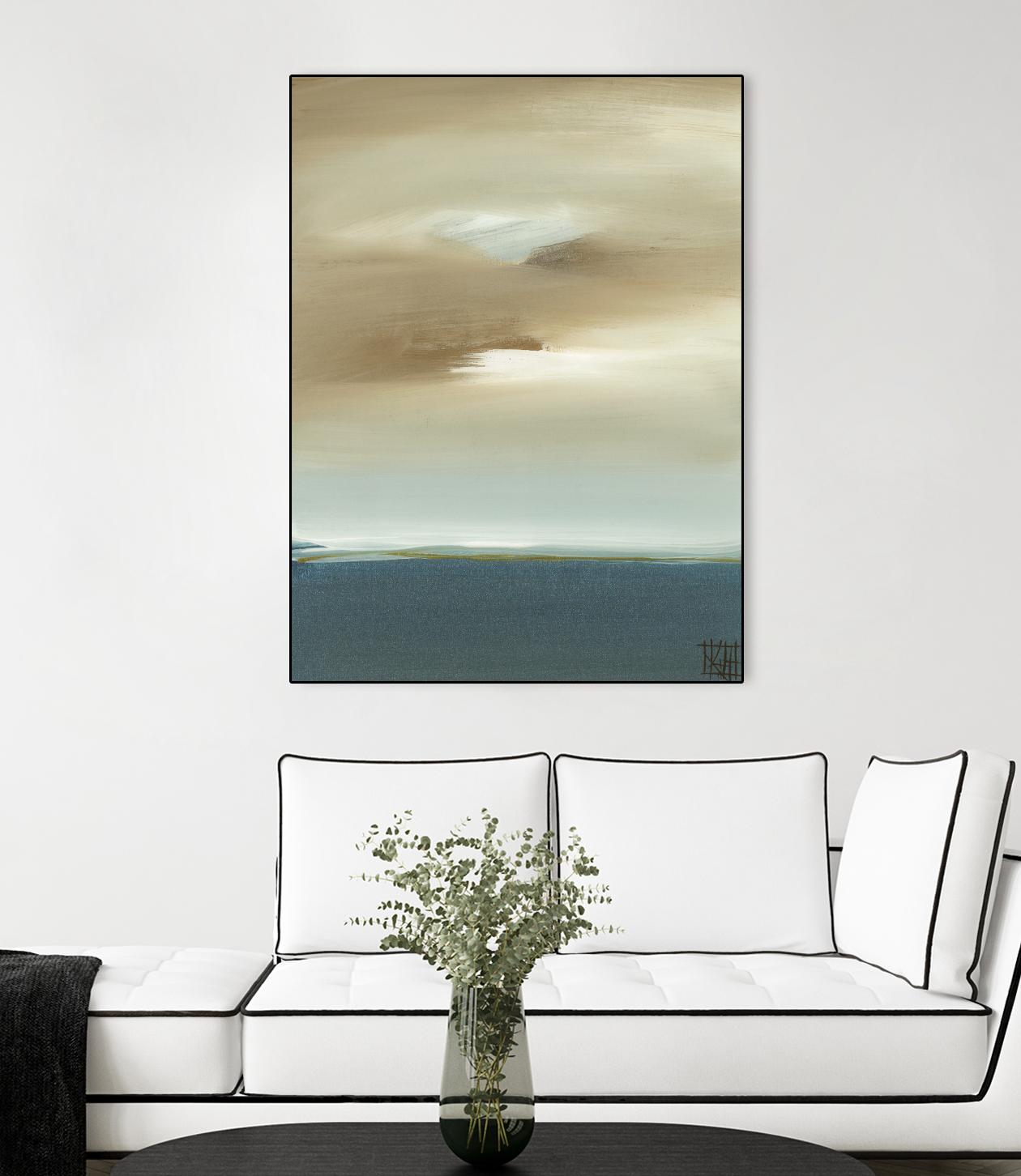 January I by Kelsey Hochstatter on GIANT ART - beige abstract