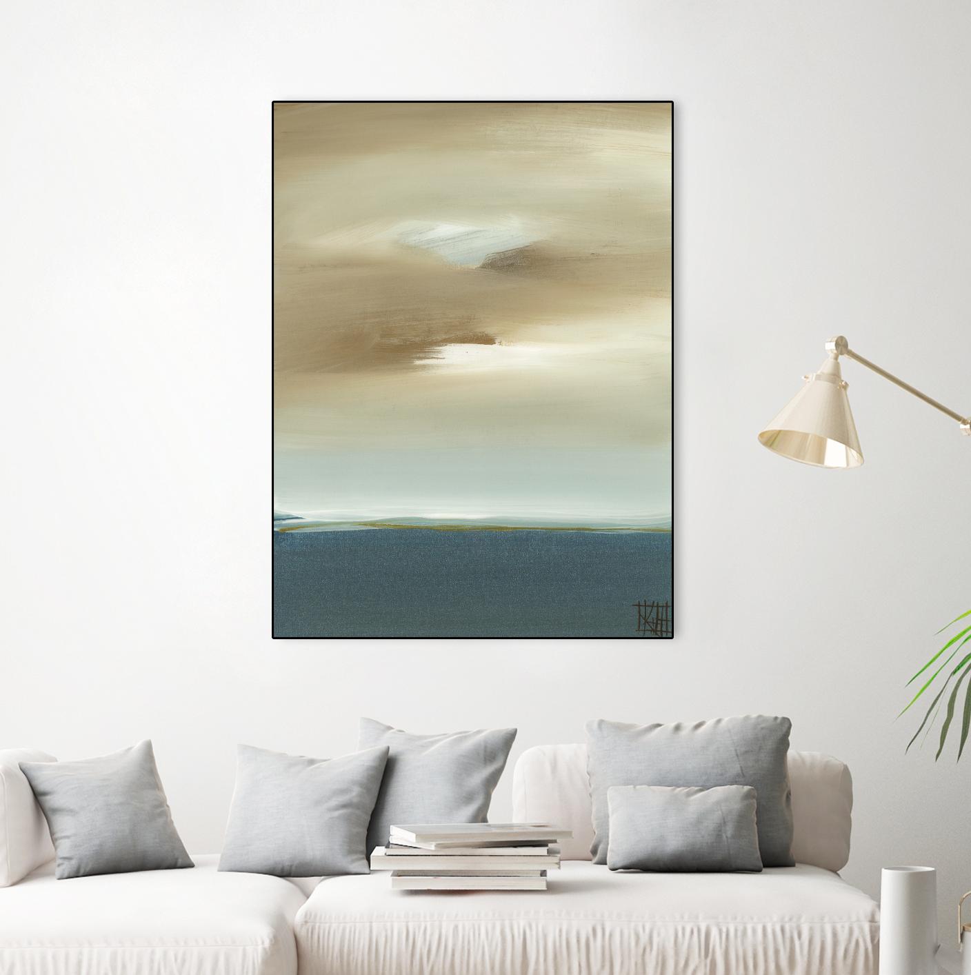 January I by Kelsey Hochstatter on GIANT ART - beige abstract