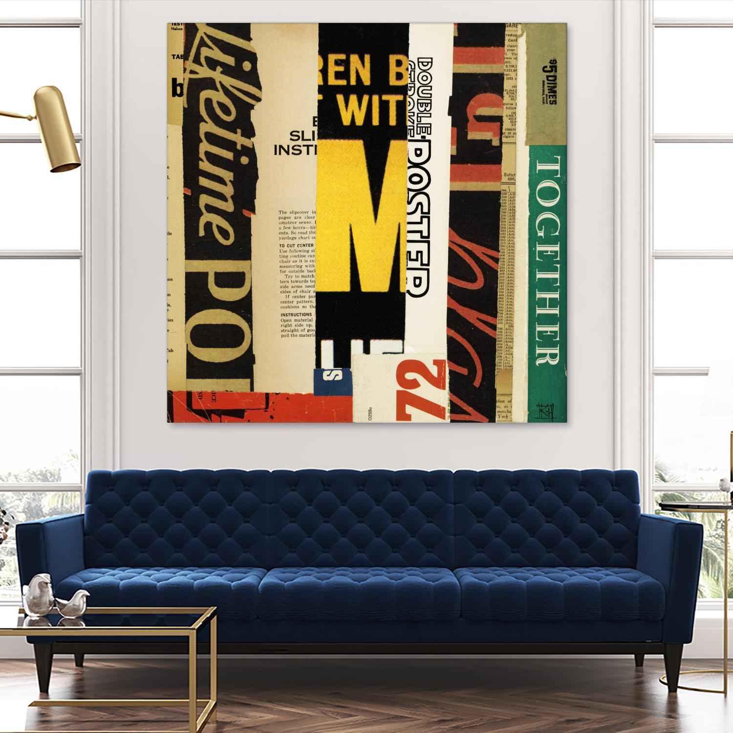 Emerge III by Kelsey Hochstatter on GIANT ART - yellow contemporary