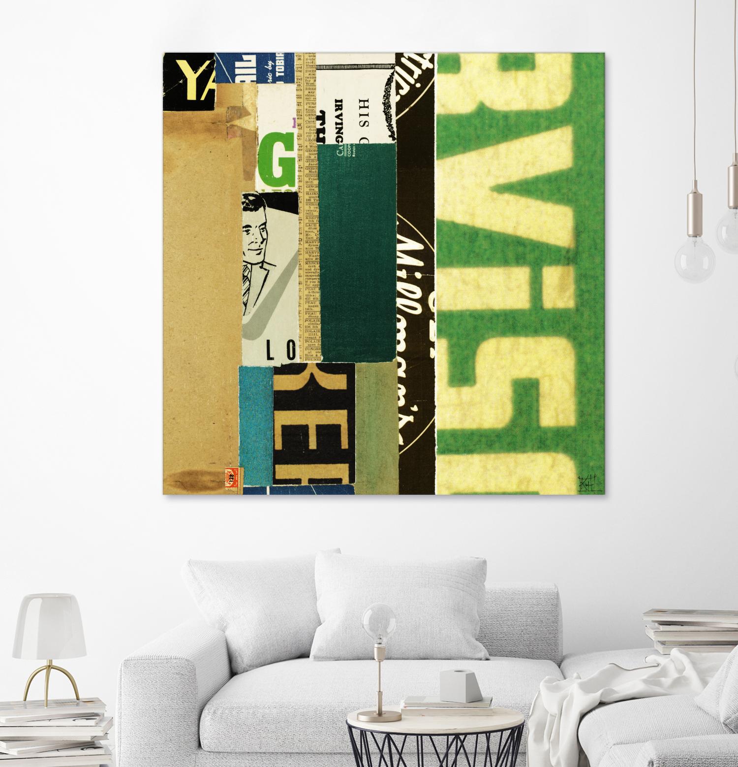 Emerge IV by Kelsey Hochstatter on GIANT ART - green contemporary