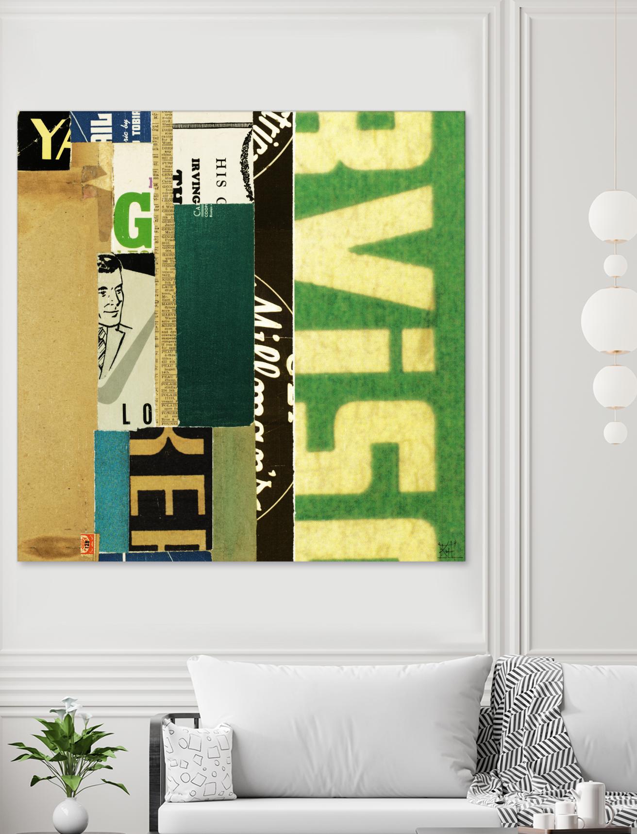 Emerge IV by Kelsey Hochstatter on GIANT ART - green contemporary