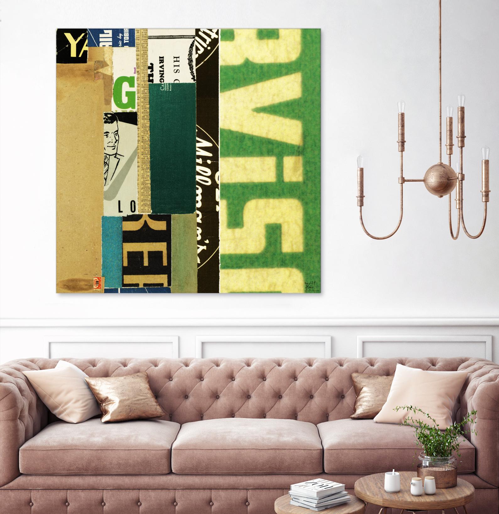 Emerge IV by Kelsey Hochstatter on GIANT ART - green contemporary