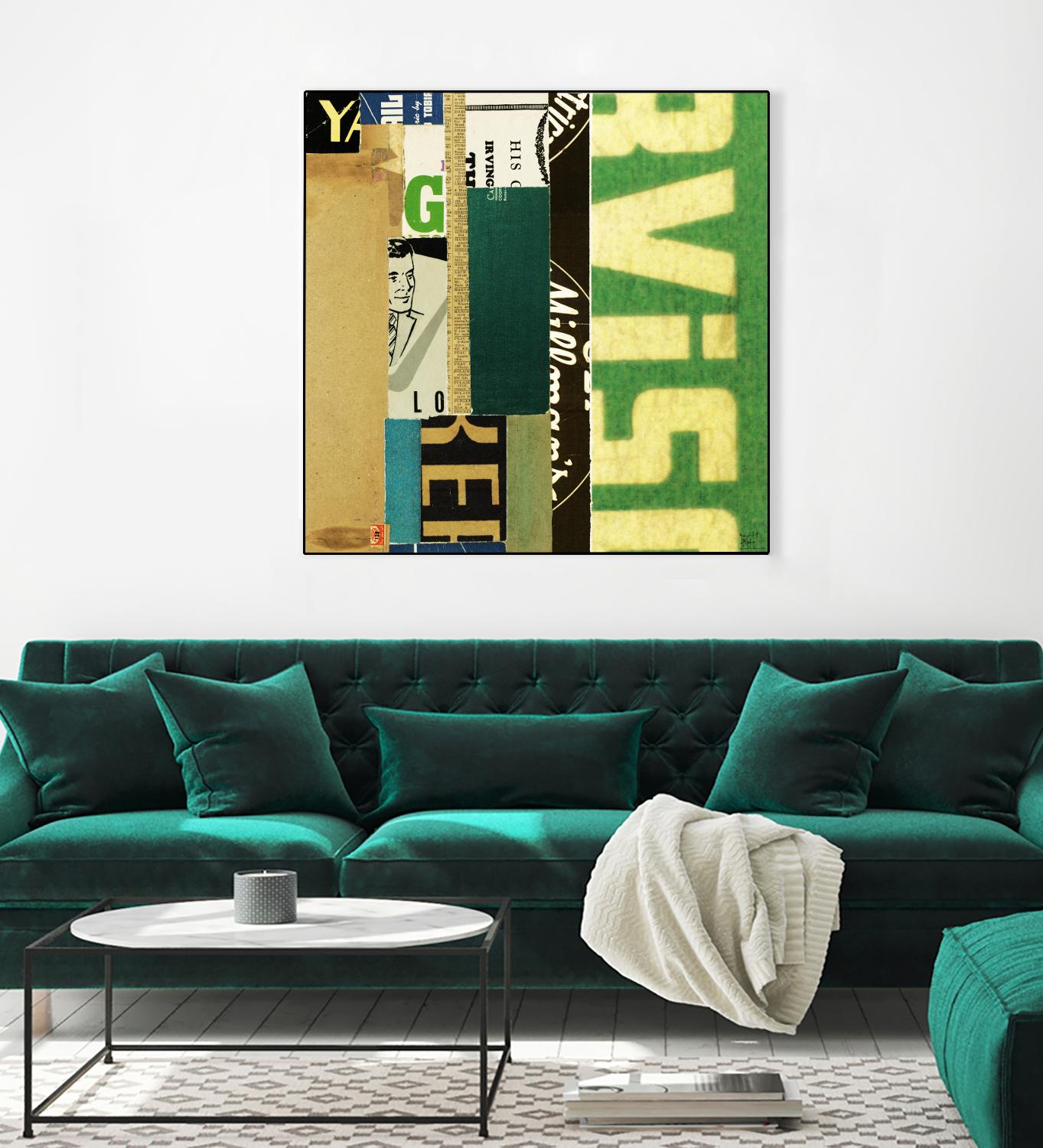 Emerge IV by Kelsey Hochstatter on GIANT ART - green contemporary