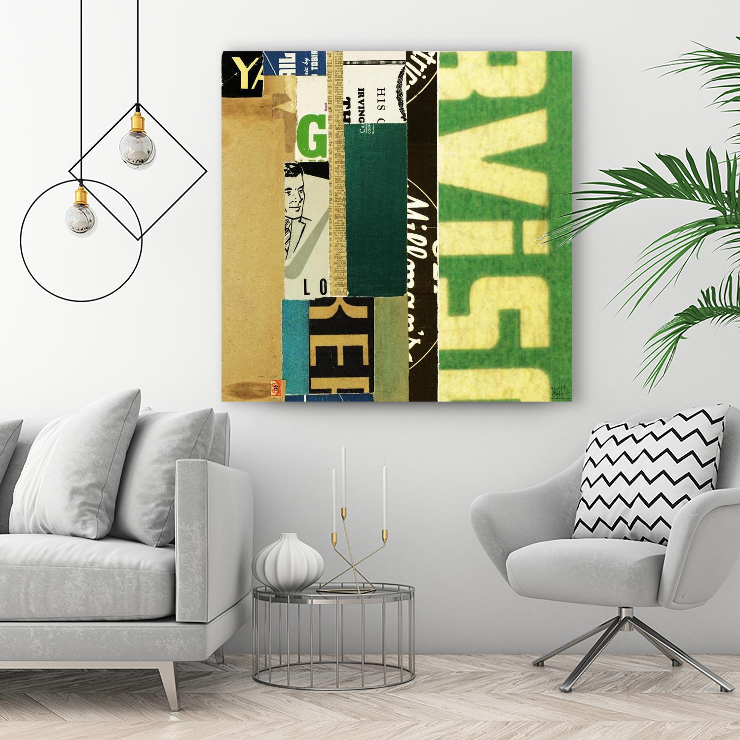 Emerge IV by Kelsey Hochstatter on GIANT ART - green contemporary