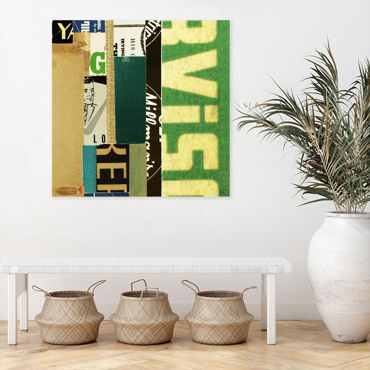 Emerge IV by Kelsey Hochstatter on GIANT ART - green contemporary