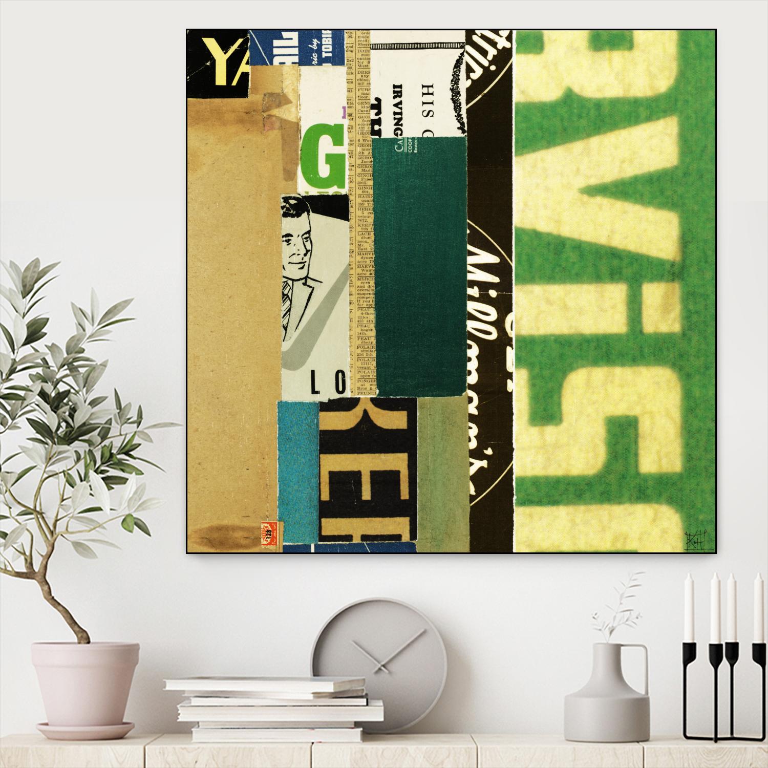 Emerge IV by Kelsey Hochstatter on GIANT ART - green contemporary